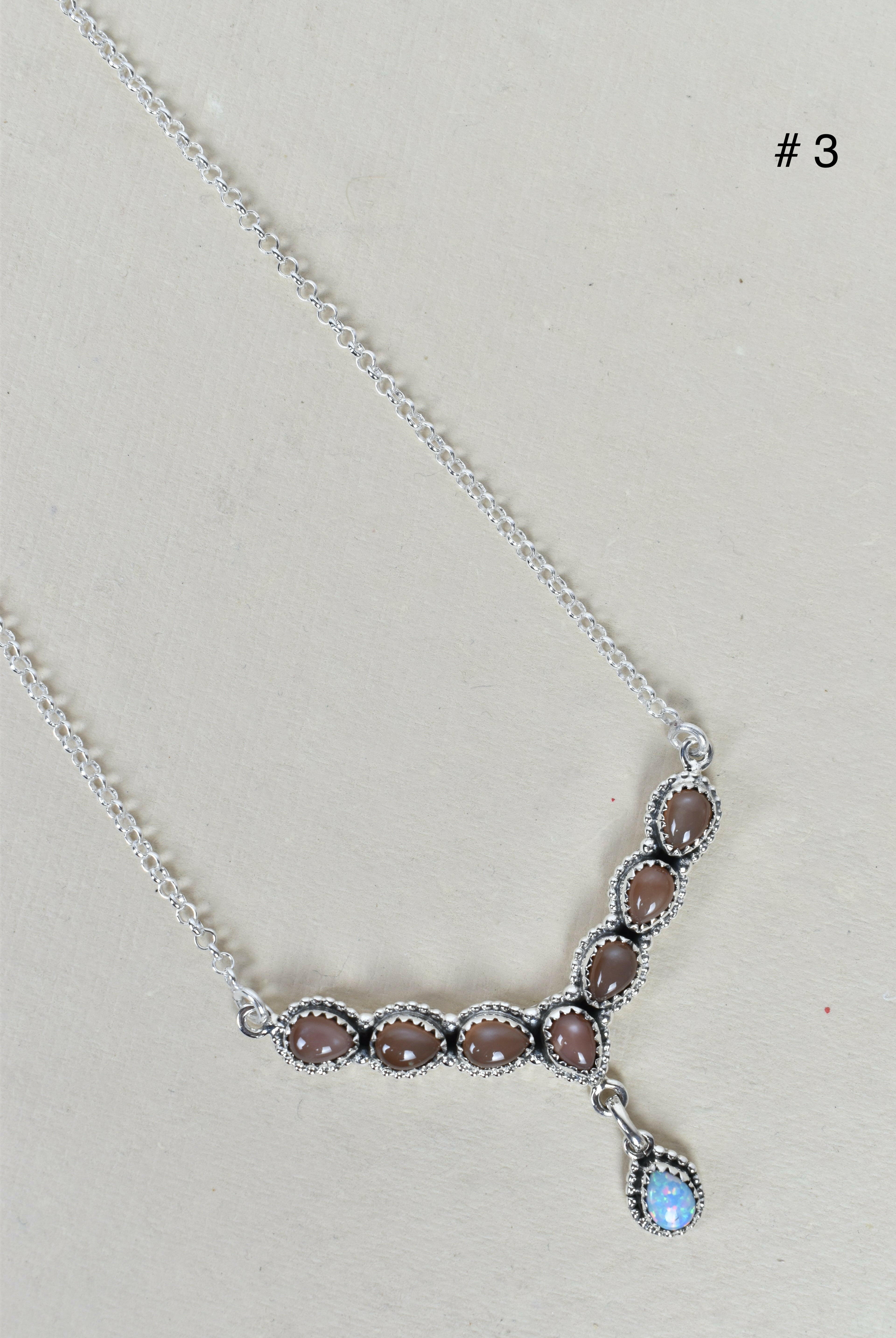 Y Knot Sterling Silver Necklace-Lariat and Y Necklaces-Krush Kandy, Women's Online Fashion Boutique Located in Phoenix, Arizona (Scottsdale Area)