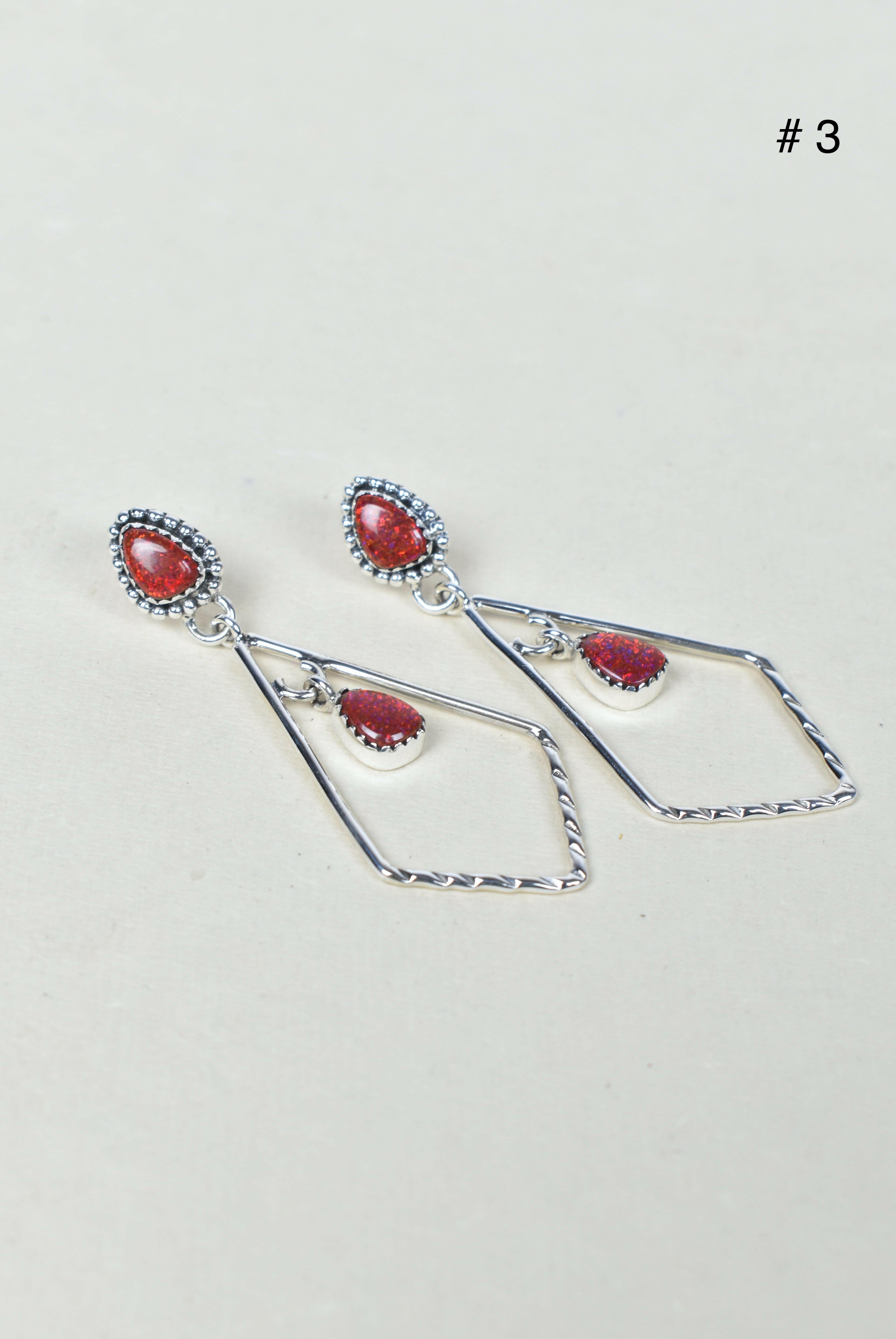 Skyborne Celestial Elegance Dangle Earrings-Drop Earrings-Krush Kandy, Women's Online Fashion Boutique Located in Phoenix, Arizona (Scottsdale Area)