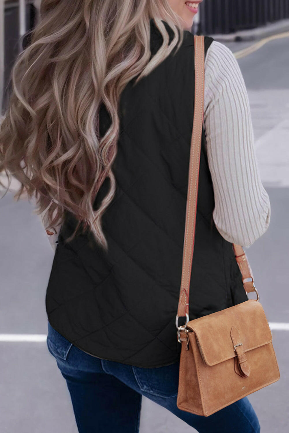 Fleece-Lined Zip-Up Vest (2 colors)-Vests-Krush Kandy, Women's Online Fashion Boutique Located in Phoenix, Arizona (Scottsdale Area)