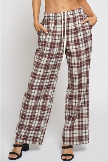Plaid Flannel Pants-Bottoms-Krush Kandy, Women's Online Fashion Boutique Located in Phoenix, Arizona (Scottsdale Area)