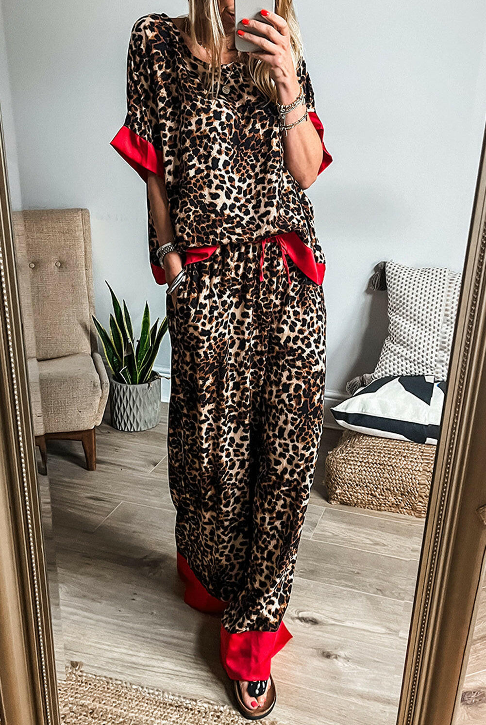 Animal Print Lounge Set-Loungewear-Krush Kandy, Women's Online Fashion Boutique Located in Phoenix, Arizona (Scottsdale Area)