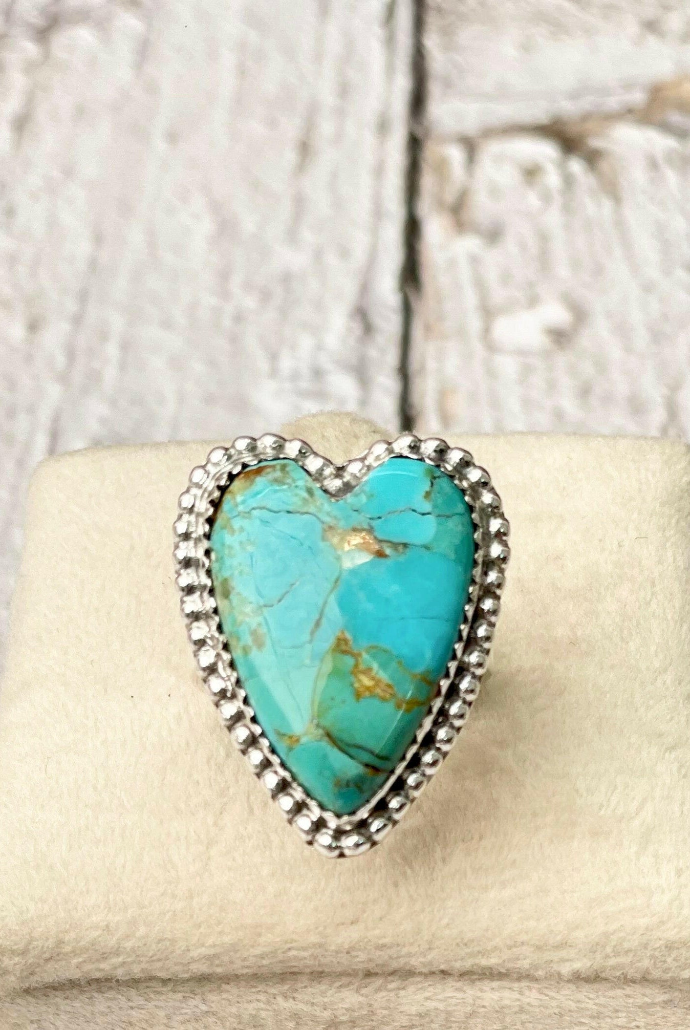 Long Heart Sterling Silver Ring MADE TO ORDER-Statement Rings-Krush Kandy, Women's Online Fashion Boutique Located in Phoenix, Arizona (Scottsdale Area)