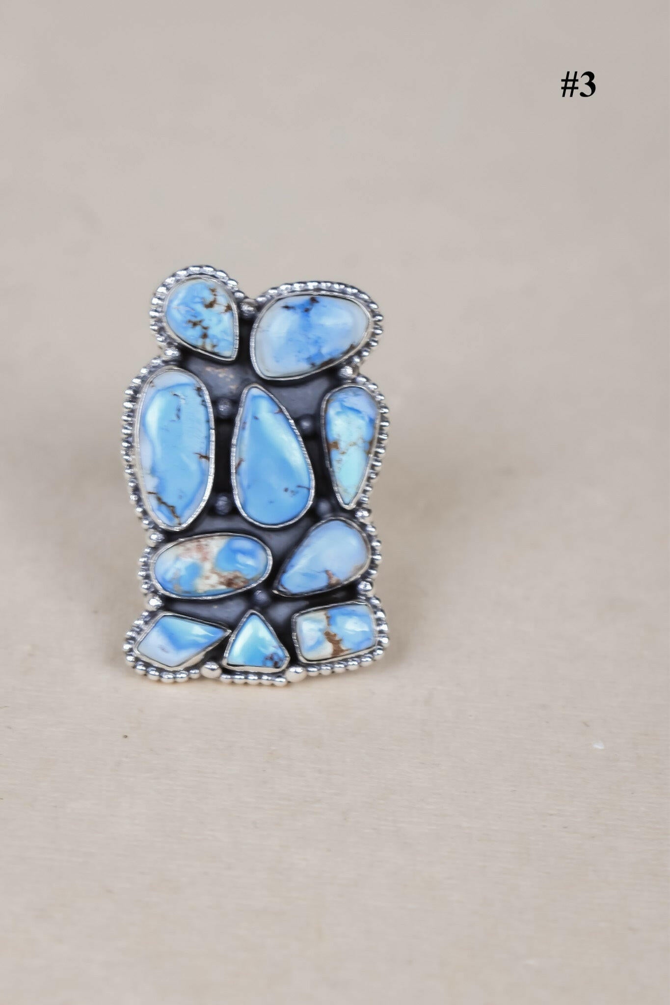 Golden Hills Chunky Cluster Sterling Silver Rings-Cluster Rings-Krush Kandy, Women's Online Fashion Boutique Located in Phoenix, Arizona (Scottsdale Area)