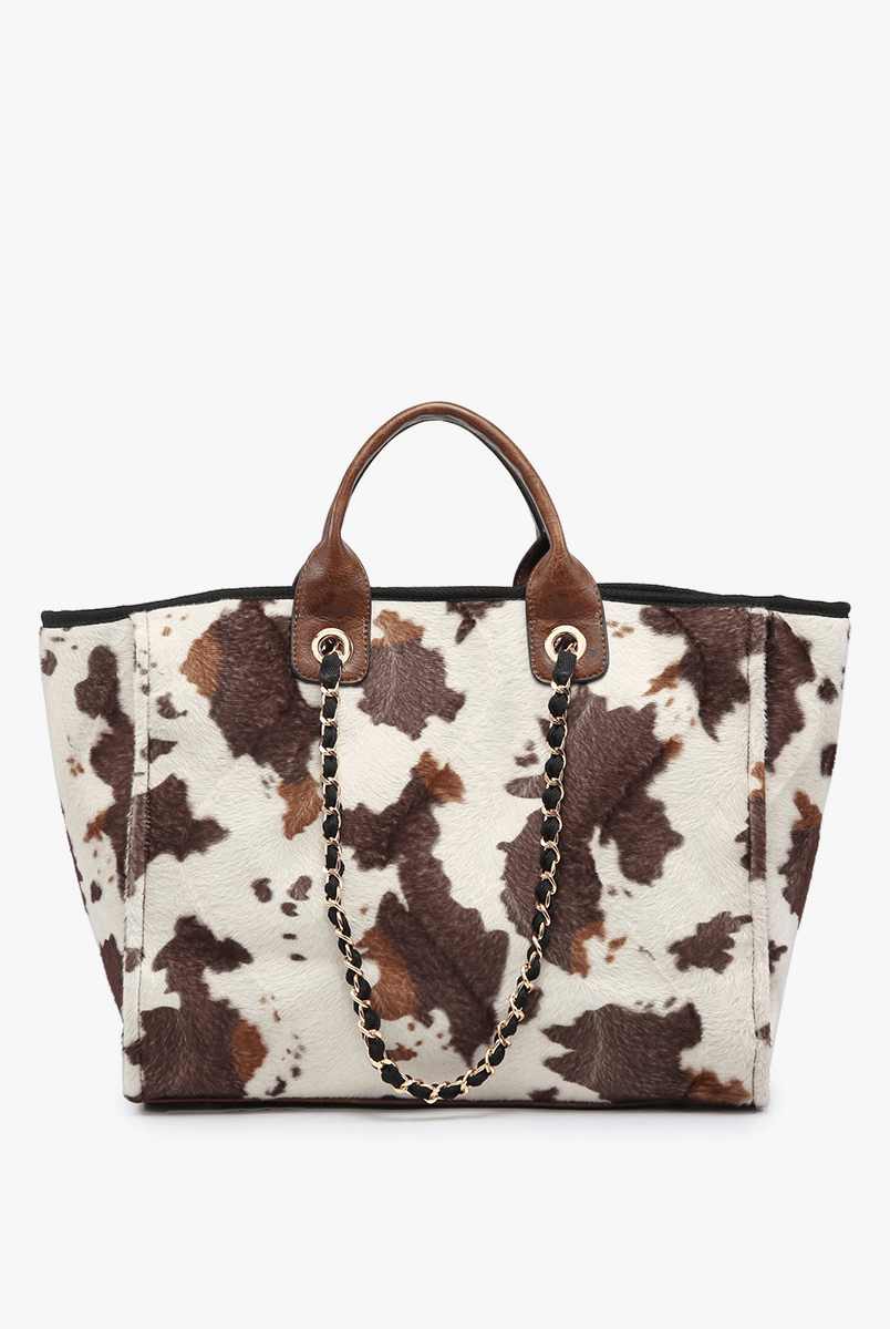 Kristina Women's Satchel with Chain Strap-handbag-Krush Kandy, Women's Online Fashion Boutique Located in Phoenix, Arizona (Scottsdale Area)