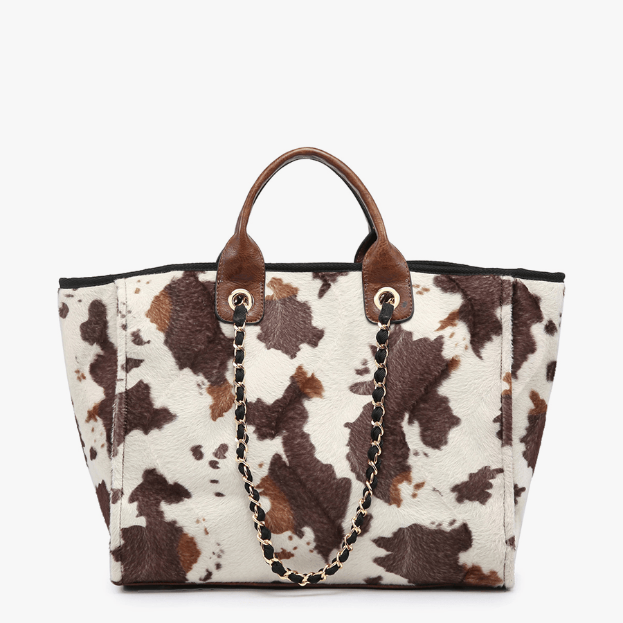 Kristina Women's Satchel with Chain Strap-handbag-Krush Kandy, Women's Online Fashion Boutique Located in Phoenix, Arizona (Scottsdale Area)