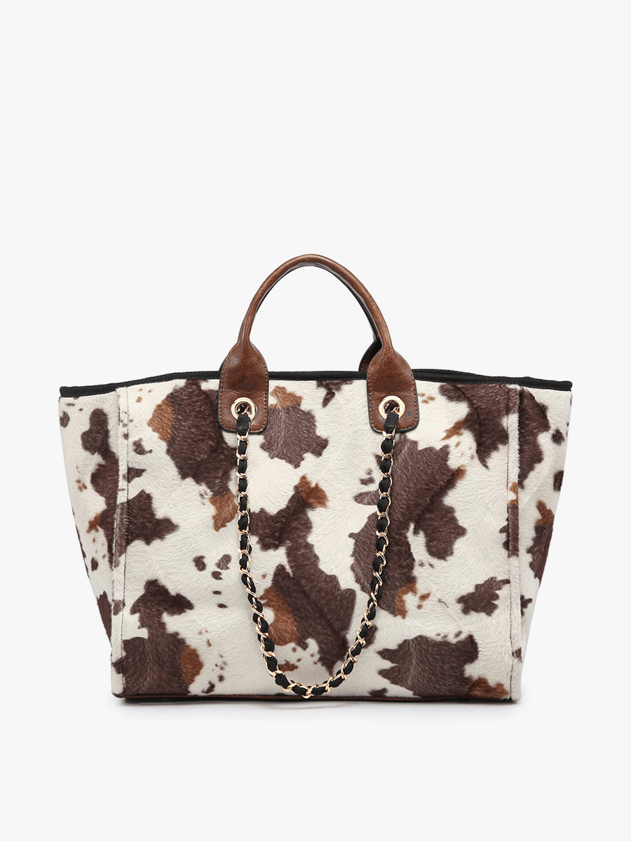 Kristina Women's Satchel with Chain Strap-handbag-Krush Kandy, Women's Online Fashion Boutique Located in Phoenix, Arizona (Scottsdale Area)