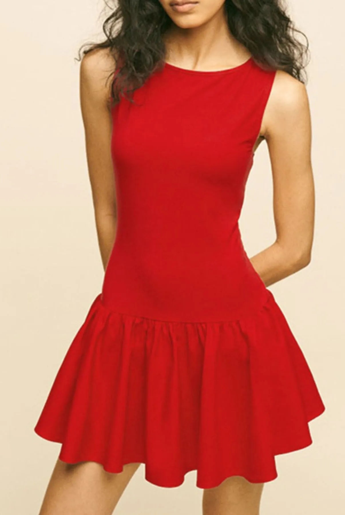 Sleeveless Ruched Mini Tank Dress-dress-Krush Kandy, Women's Online Fashion Boutique Located in Phoenix, Arizona (Scottsdale Area)