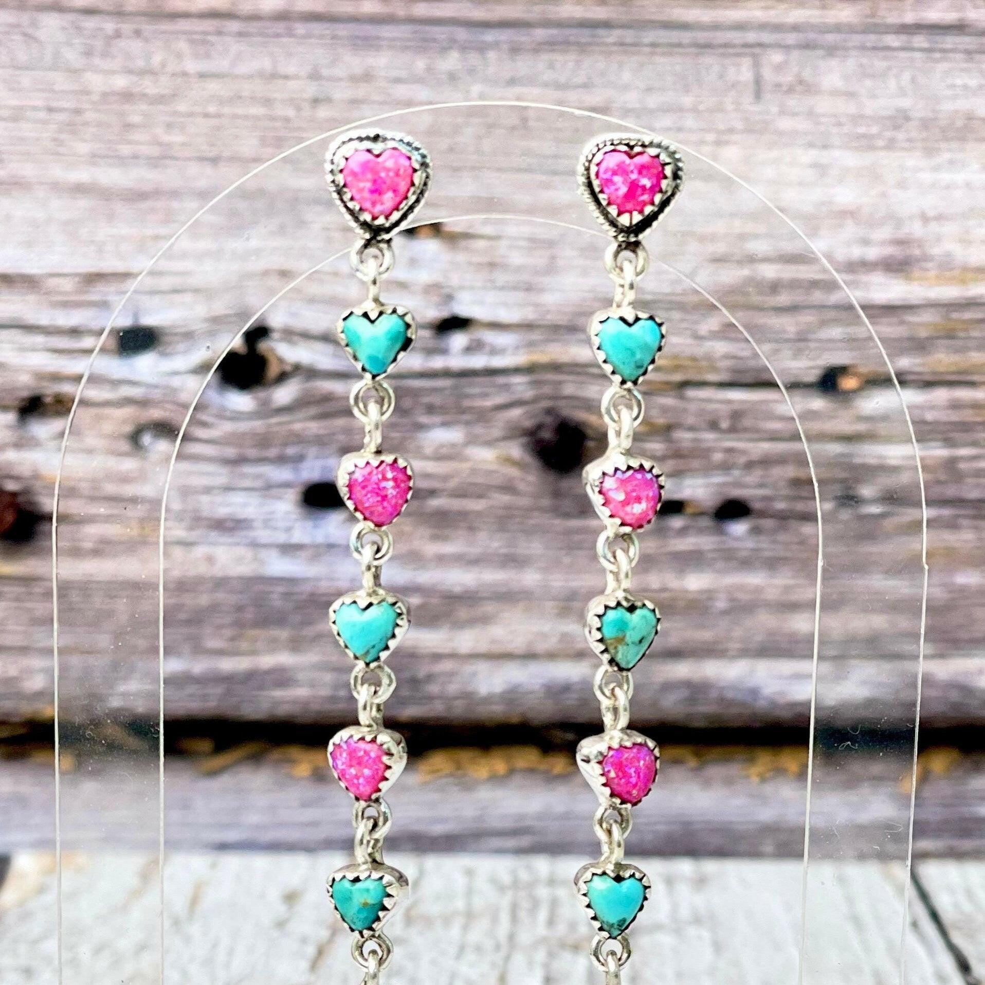 From The Bottom Of My Heart Love Stone Earrings-Earrings-Krush Kandy, Women's Online Fashion Boutique Located in Phoenix, Arizona (Scottsdale Area)