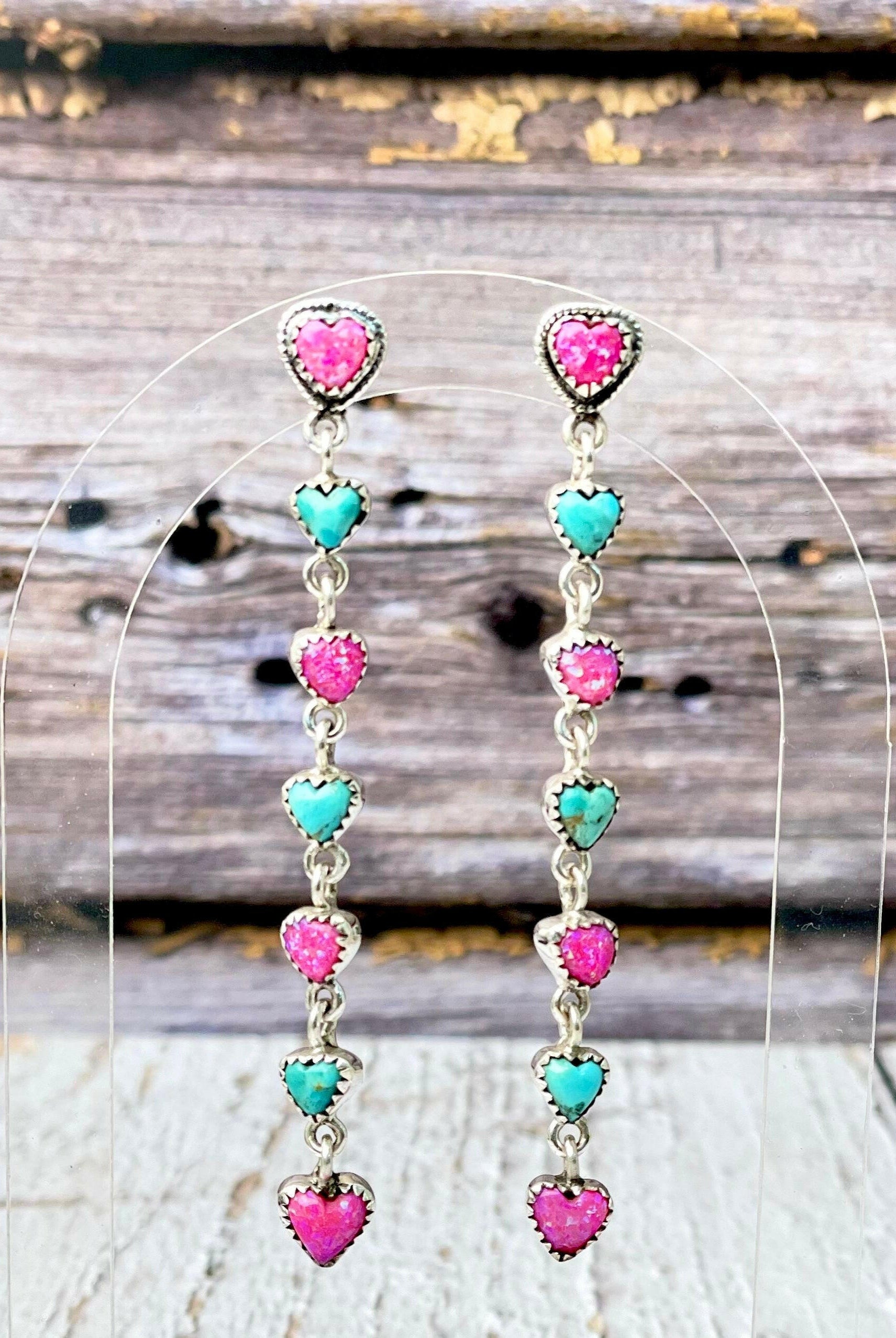 From The Bottom Of My Heart Love Stone Earrings-Earrings-Krush Kandy, Women's Online Fashion Boutique Located in Phoenix, Arizona (Scottsdale Area)