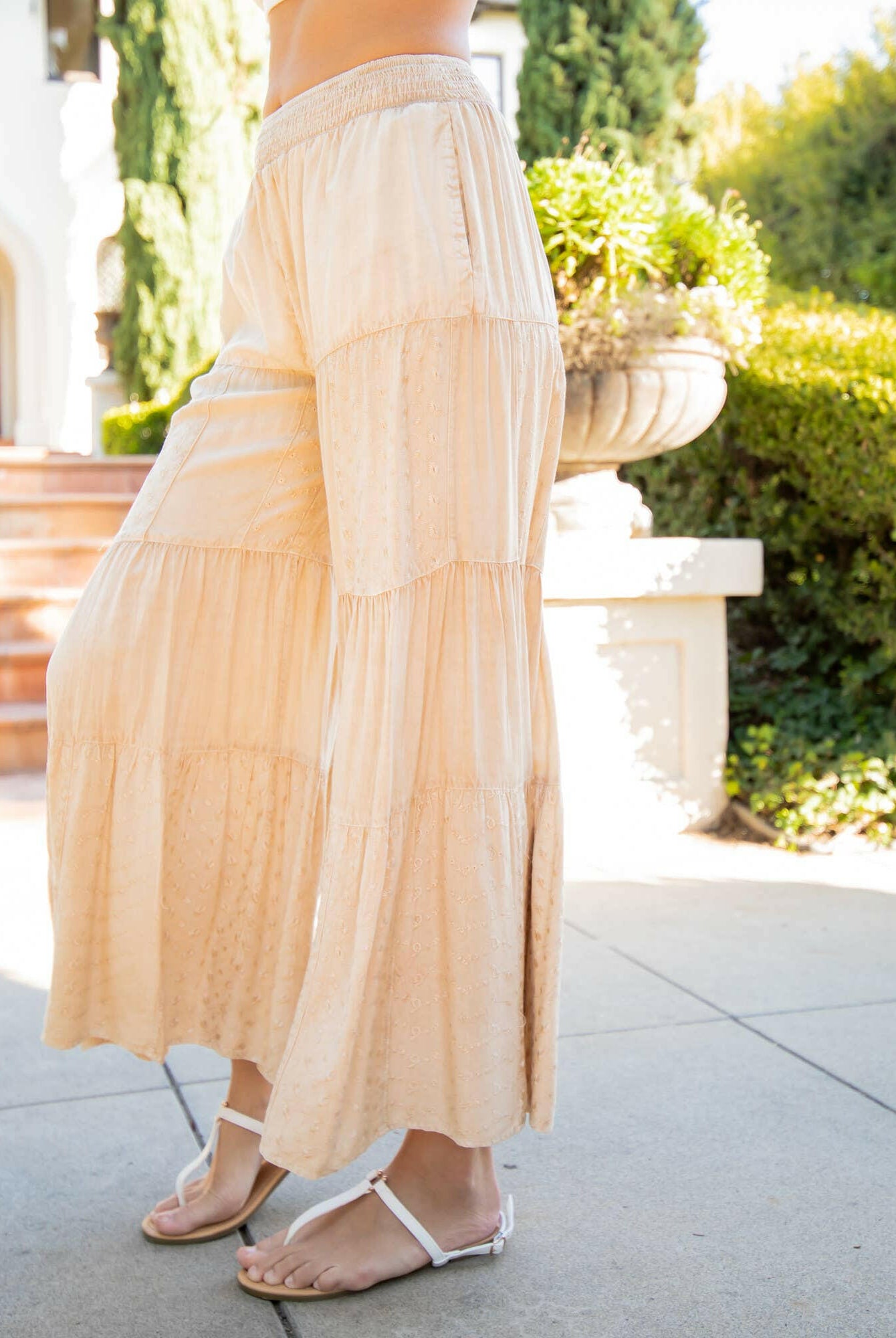 Boho Tiered Flare Pants-Pants-Krush Kandy, Women's Online Fashion Boutique Located in Phoenix, Arizona (Scottsdale Area)