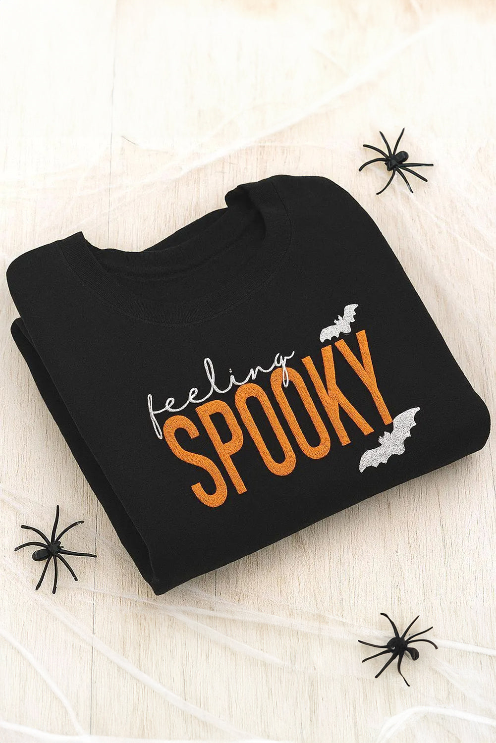 Feeling Spooky Halloween Graphic Sweatshirt-Sweatshirts-Krush Kandy, Women's Online Fashion Boutique Located in Phoenix, Arizona (Scottsdale Area)