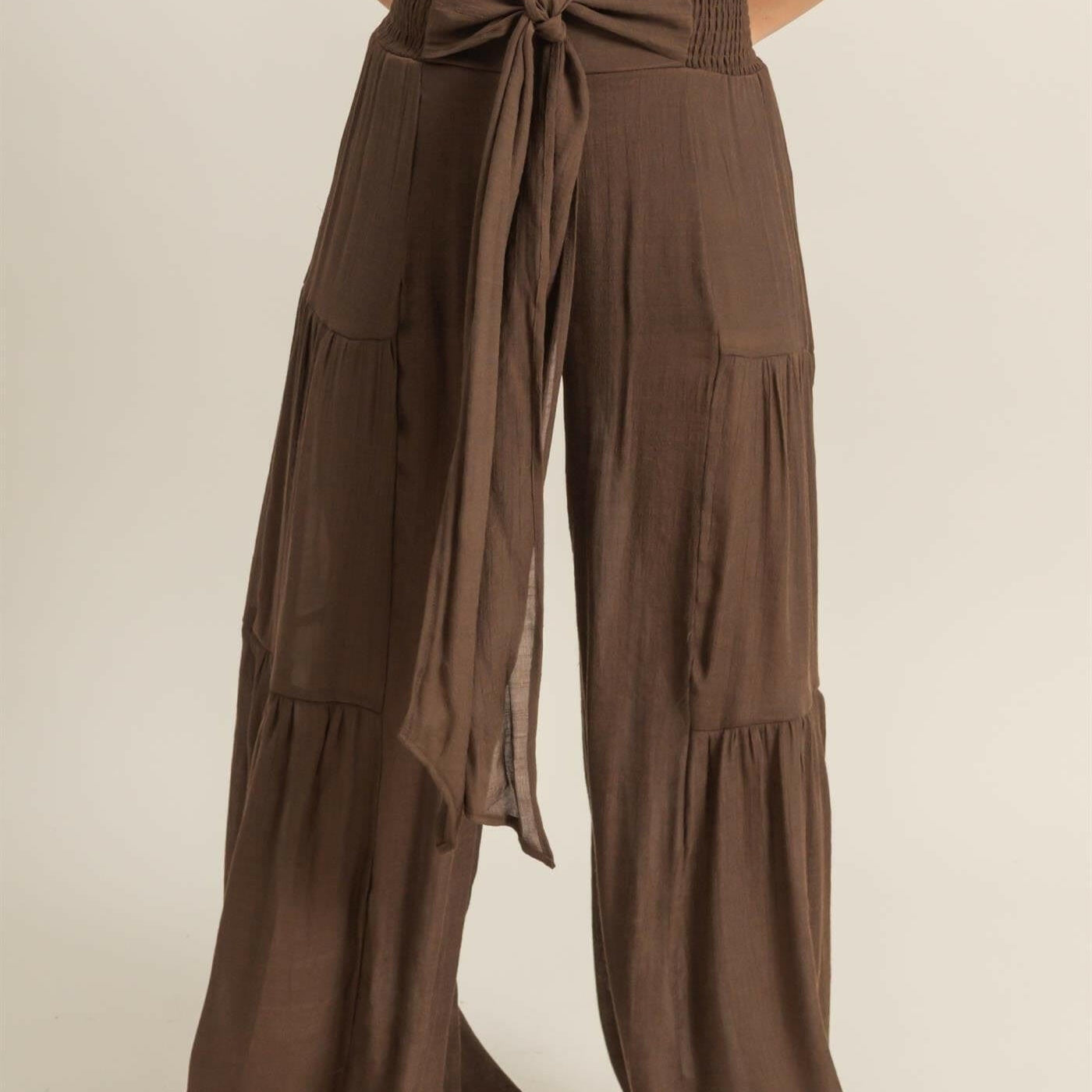 Boho Breeze Tiered Palazzo Pants S-3X-Pants-Krush Kandy, Women's Online Fashion Boutique Located in Phoenix, Arizona (Scottsdale Area)