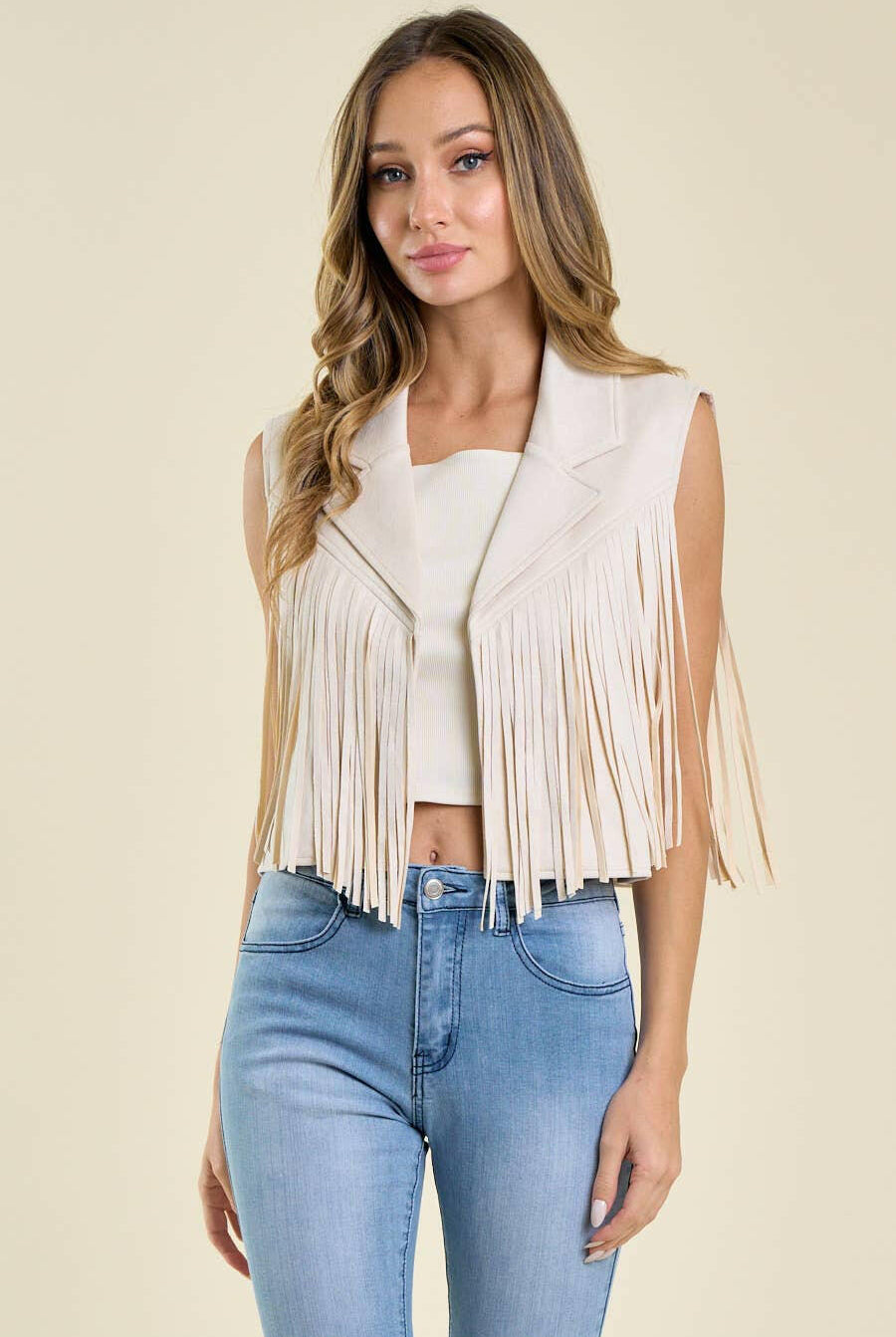 Desert Darling Fringe Vest-Vests-Krush Kandy, Women's Online Fashion Boutique Located in Phoenix, Arizona (Scottsdale Area)