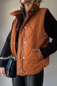 Lux Quilted Puffer Vest-Jackets-Krush Kandy, Women's Online Fashion Boutique Located in Phoenix, Arizona (Scottsdale Area)