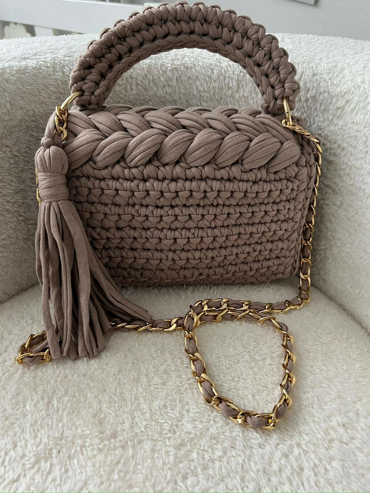 Lush Loops Handmade Crochet Purse-handbags-Krush Kandy, Women's Online Fashion Boutique Located in Phoenix, Arizona (Scottsdale Area)