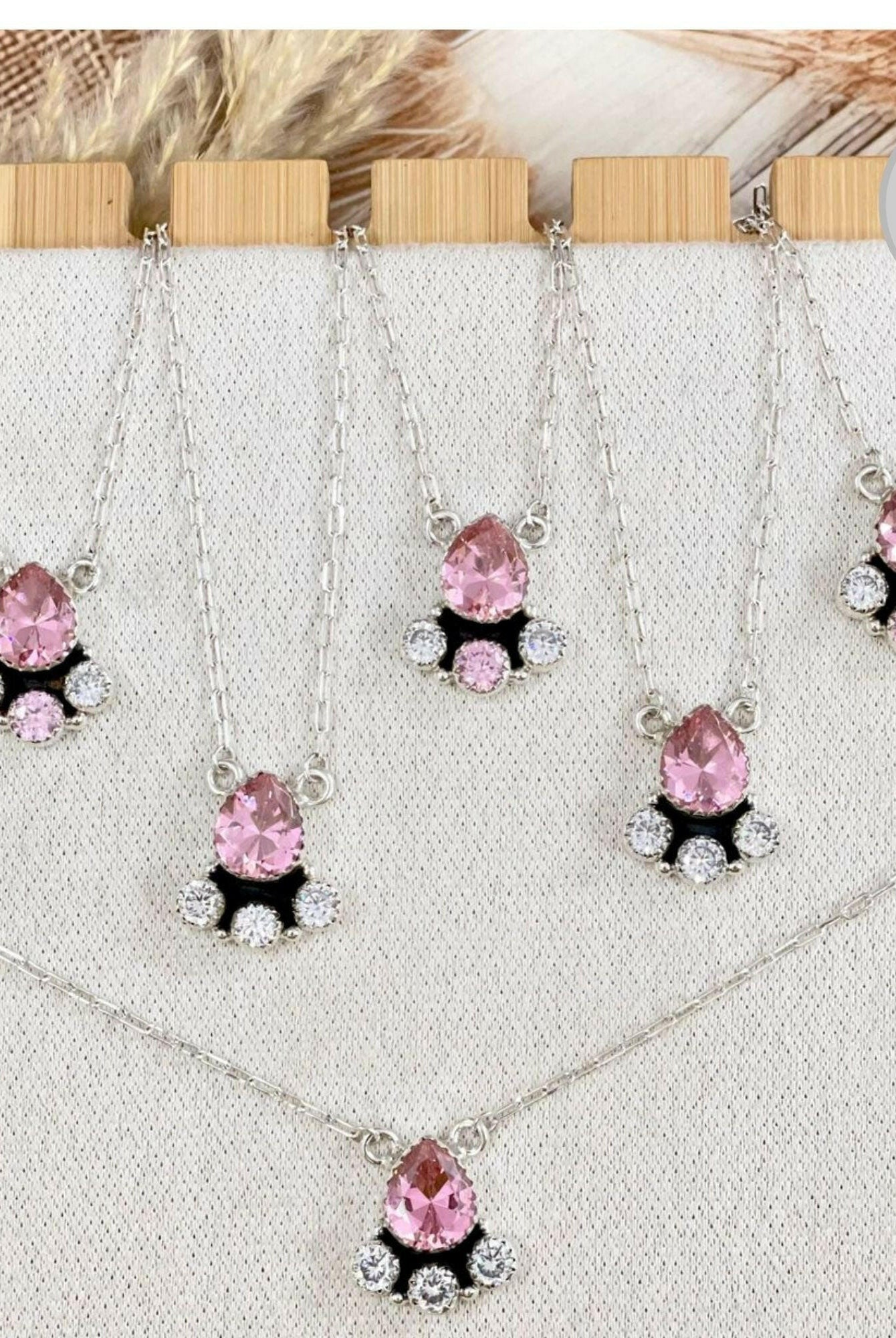 Happy Days Crystal Necklace-Chain Necklaces-Krush Kandy, Women's Online Fashion Boutique Located in Phoenix, Arizona (Scottsdale Area)