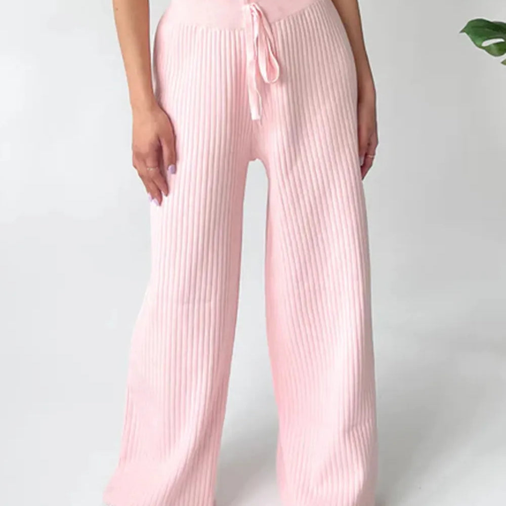 Ribbed Wide Leg Sweater Pants-pants-Krush Kandy, Women's Online Fashion Boutique Located in Phoenix, Arizona (Scottsdale Area)