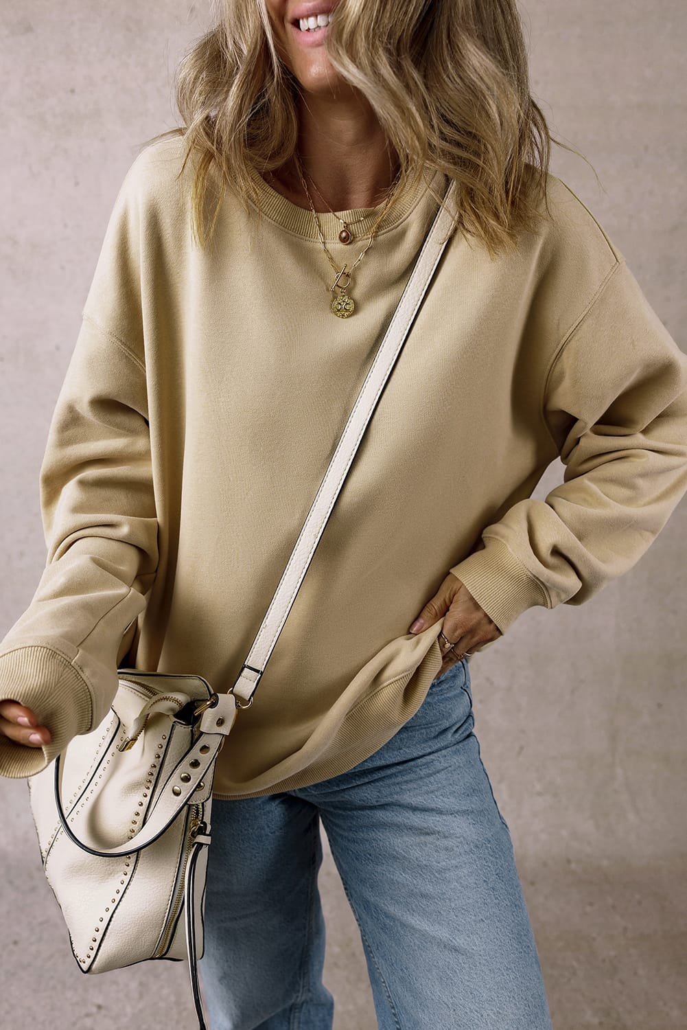 Everyday POCKET Oversized Sweatshirt-Sweatshirt-Krush Kandy, Women's Online Fashion Boutique Located in Phoenix, Arizona (Scottsdale Area)