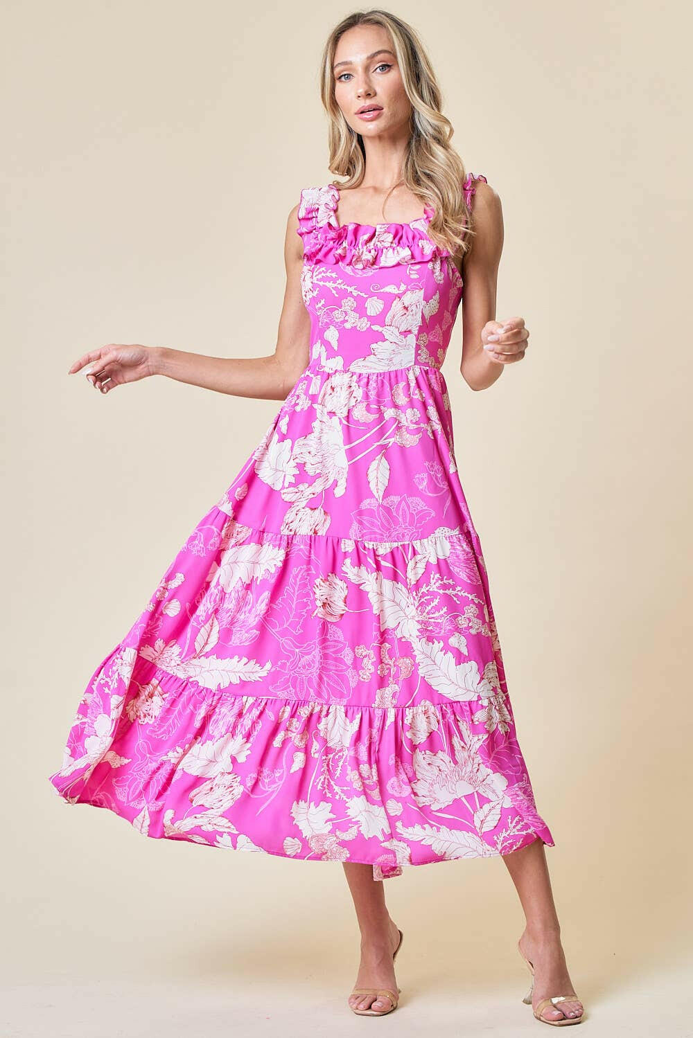 Southern Belle Blooms Dress-Dresses-Krush Kandy, Women's Online Fashion Boutique Located in Phoenix, Arizona (Scottsdale Area)