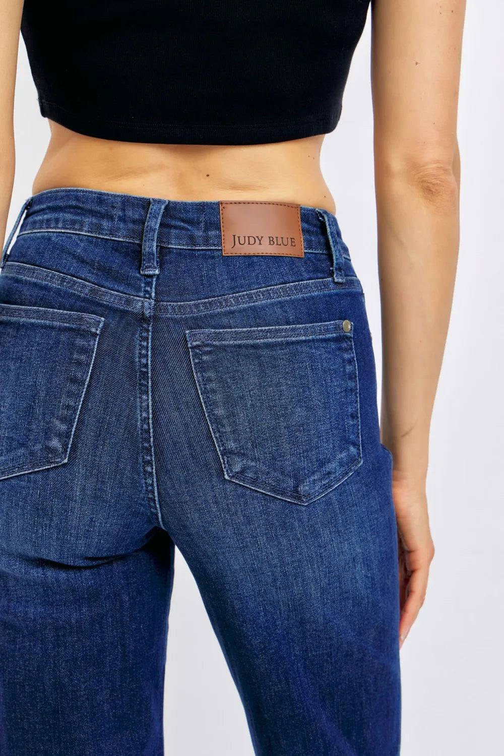 Judy Blue Full Size Tummy Control Straight Jeans Plus Size-Denim-Krush Kandy, Women's Online Fashion Boutique Located in Phoenix, Arizona (Scottsdale Area)