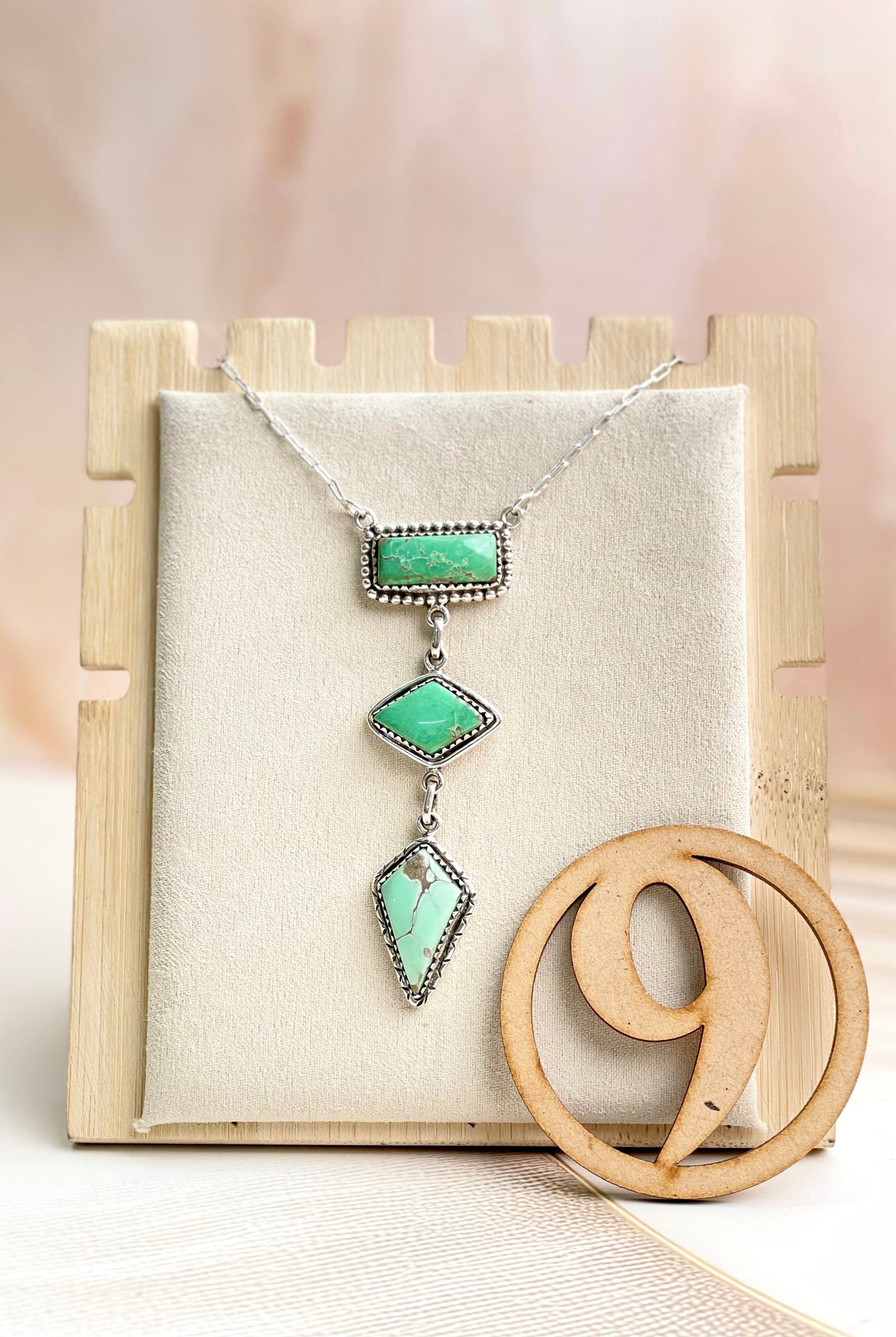 Australian Varascite Lariat Necklace Sno 15-Necklaces-Krush Kandy, Women's Online Fashion Boutique Located in Phoenix, Arizona (Scottsdale Area)