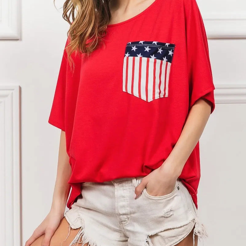 BiBi French Terry With Front Pocket Dolman Sleeves Top-Tops-Krush Kandy, Women's Online Fashion Boutique Located in Phoenix, Arizona (Scottsdale Area)