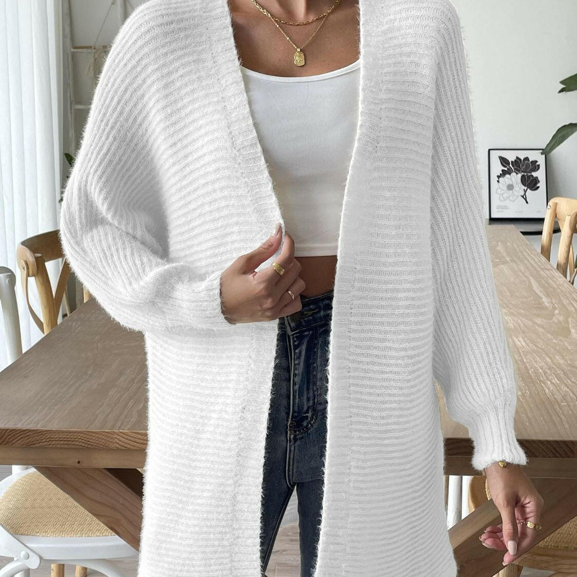 Open Front Long Sleeve Cardigan-Krush Kandy, Women's Online Fashion Boutique Located in Phoenix, Arizona (Scottsdale Area)