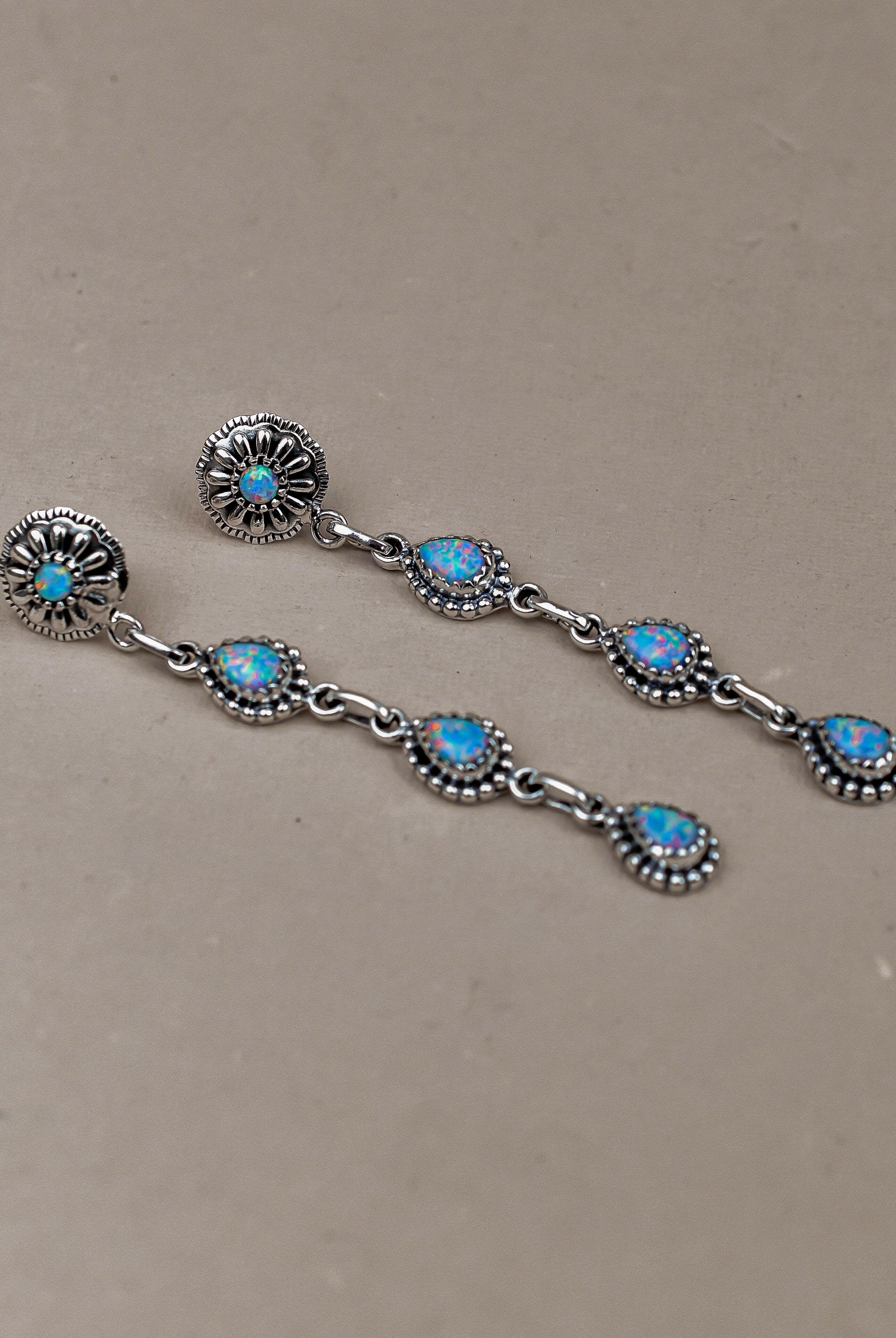 Sterling Silver Tear Drop Earrings-Drop Earrings-Krush Kandy, Women's Online Fashion Boutique Located in Phoenix, Arizona (Scottsdale Area)