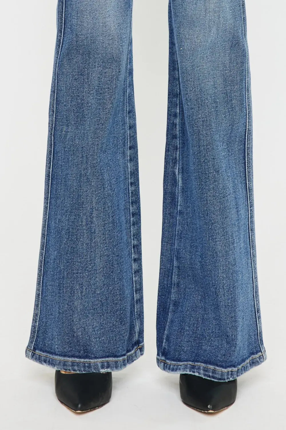 Kancan Whiskers High Waist Flare Jeans-Denim-Krush Kandy, Women's Online Fashion Boutique Located in Phoenix, Arizona (Scottsdale Area)