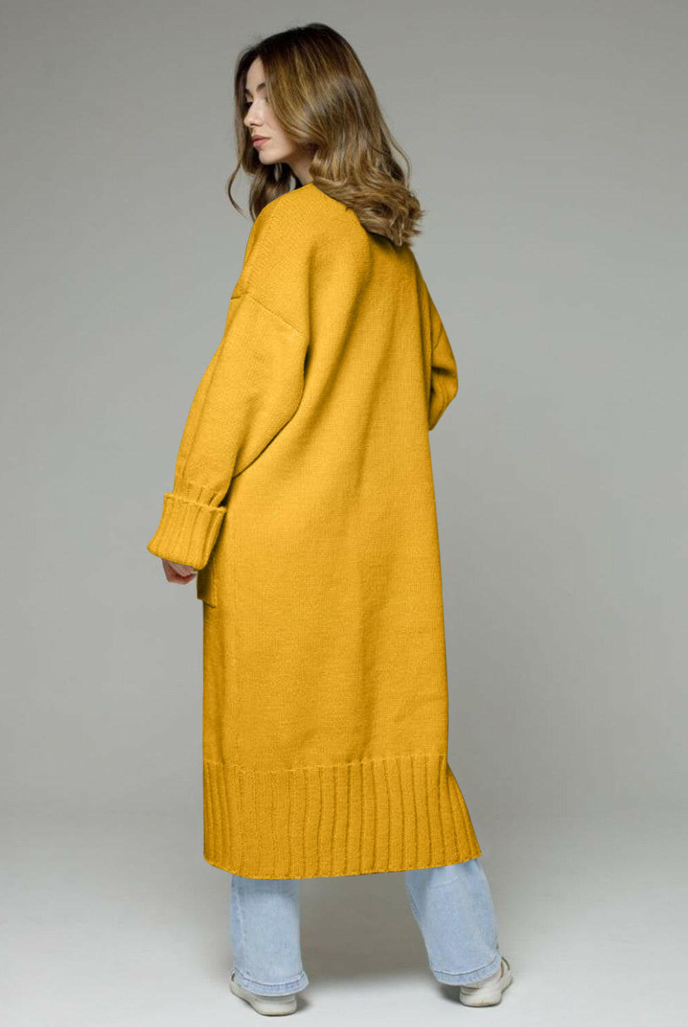 Pocketed Open Front Dropped Shoulder Cardigan-Krush Kandy, Women's Online Fashion Boutique Located in Phoenix, Arizona (Scottsdale Area)