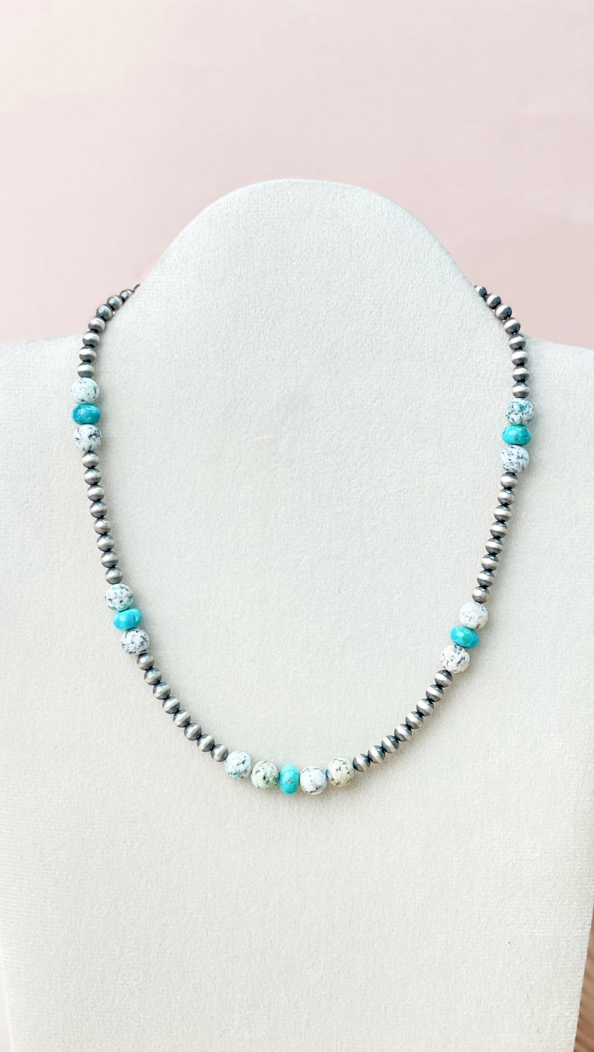 Desert Jasper Beads Necklace-Necklaces-Krush Kandy, Women's Online Fashion Boutique Located in Phoenix, Arizona (Scottsdale Area)