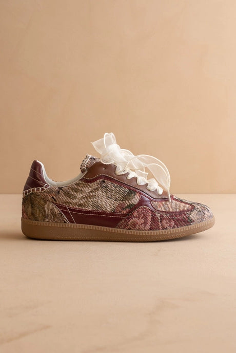The Dalia - Tapestry Lace Up Sneakers-Shoes-Krush Kandy, Women's Online Fashion Boutique Located in Phoenix, Arizona (Scottsdale Area)