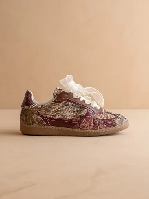 The Dalia - Tapestry Lace Up Sneakers-Shoes-Krush Kandy, Women's Online Fashion Boutique Located in Phoenix, Arizona (Scottsdale Area)