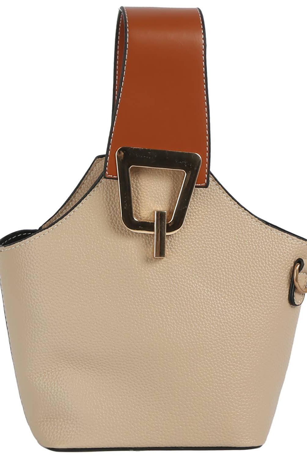 Buckle Handle Faux Leather Satchel-Purses & Bags-Krush Kandy, Women's Online Fashion Boutique Located in Phoenix, Arizona (Scottsdale Area)