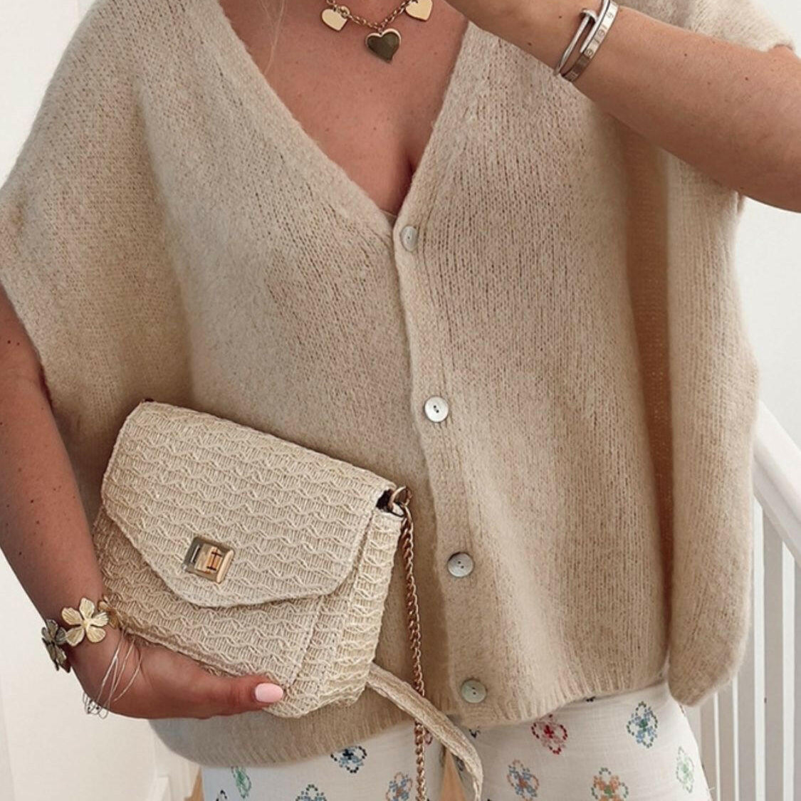 V-Neck Button Up Short Sleeve Cardigan-Tops-Krush Kandy, Women's Online Fashion Boutique Located in Phoenix, Arizona (Scottsdale Area)