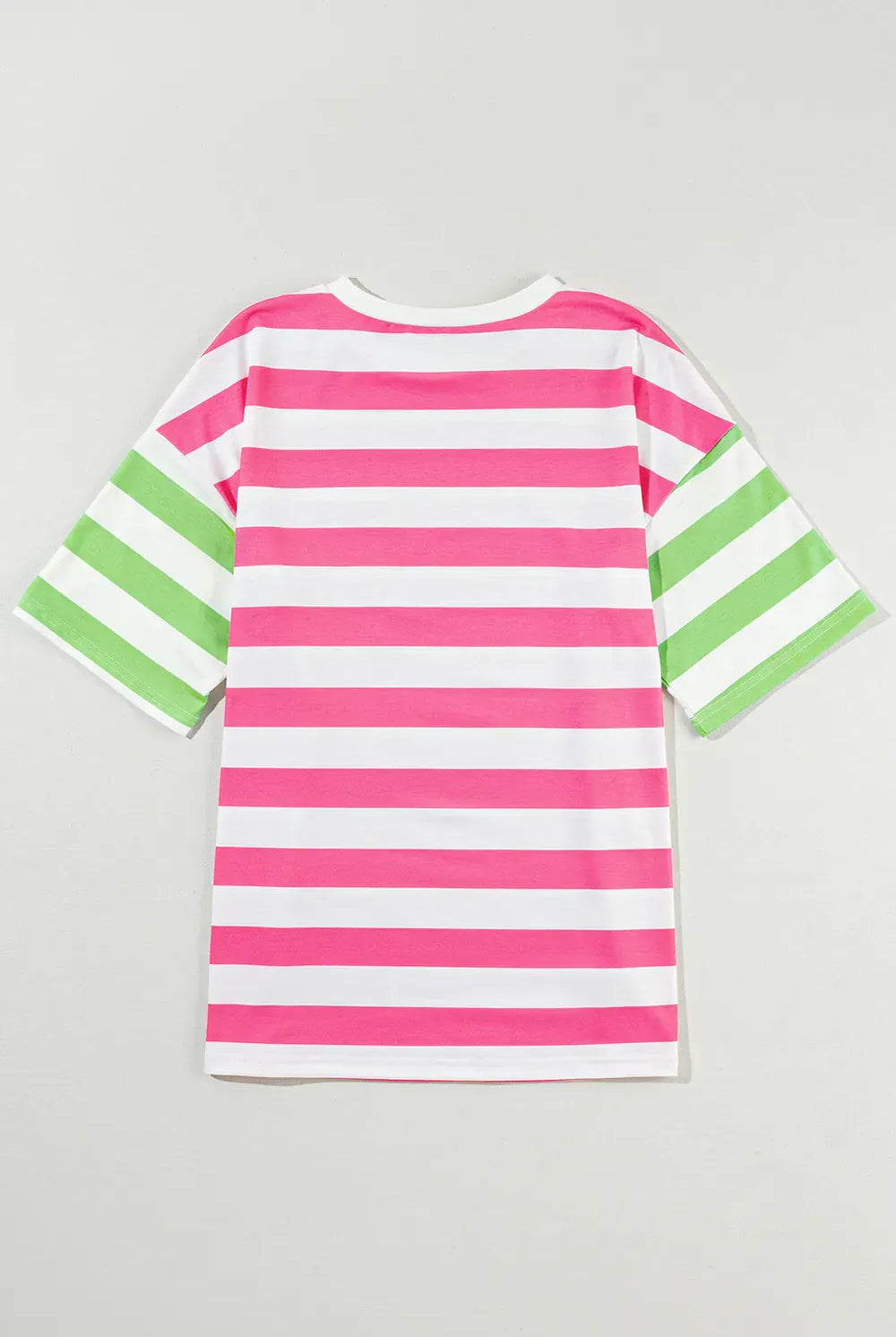Candy Striped Pocket Tee-Tops-Krush Kandy, Women's Online Fashion Boutique Located in Phoenix, Arizona (Scottsdale Area)