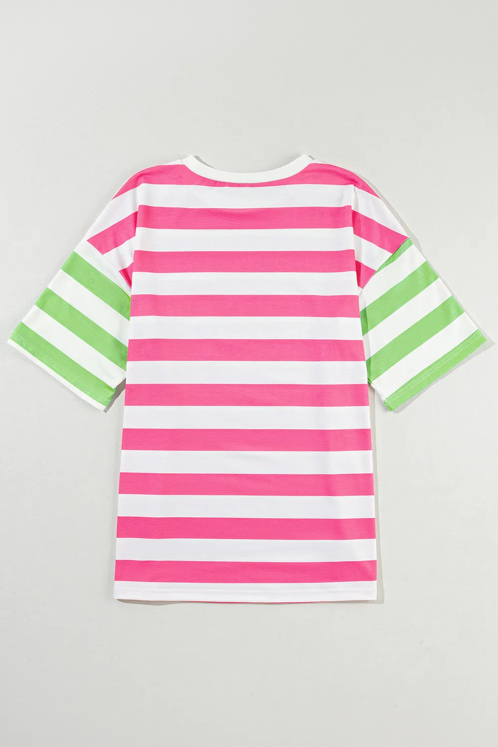 Candy Striped Pocket Tee-Tops-Krush Kandy, Women's Online Fashion Boutique Located in Phoenix, Arizona (Scottsdale Area)