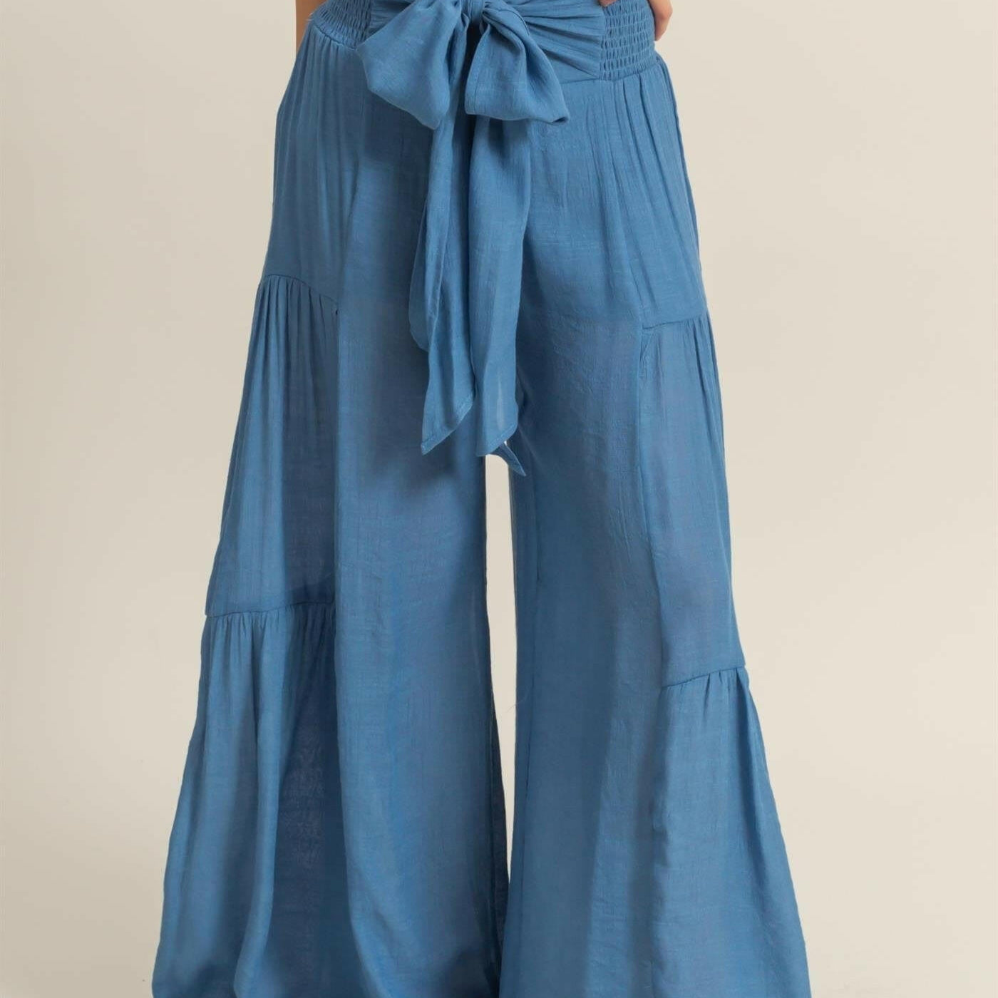 Boho Breeze Tiered Palazzo Pants S-3X-Pants-Krush Kandy, Women's Online Fashion Boutique Located in Phoenix, Arizona (Scottsdale Area)