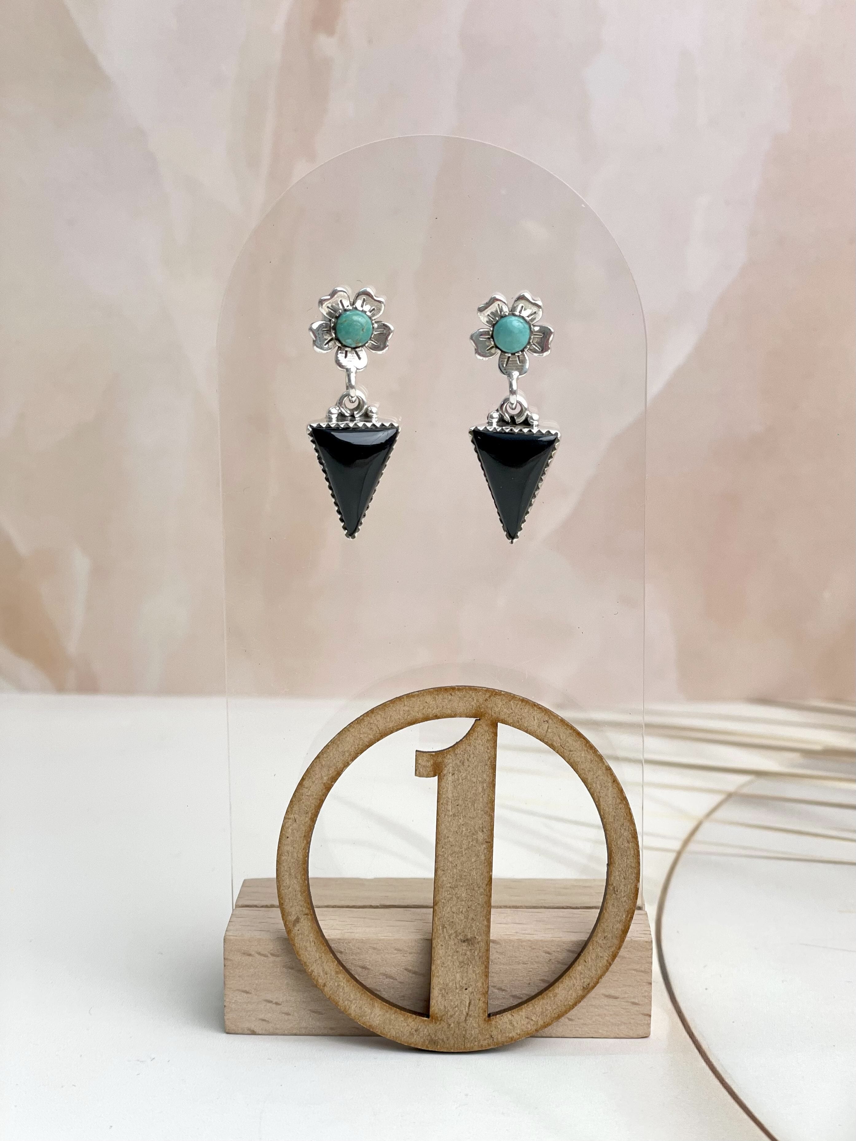 Floral Triad Studs sno 15-Earrings-Krush Kandy, Women's Online Fashion Boutique Located in Phoenix, Arizona (Scottsdale Area)