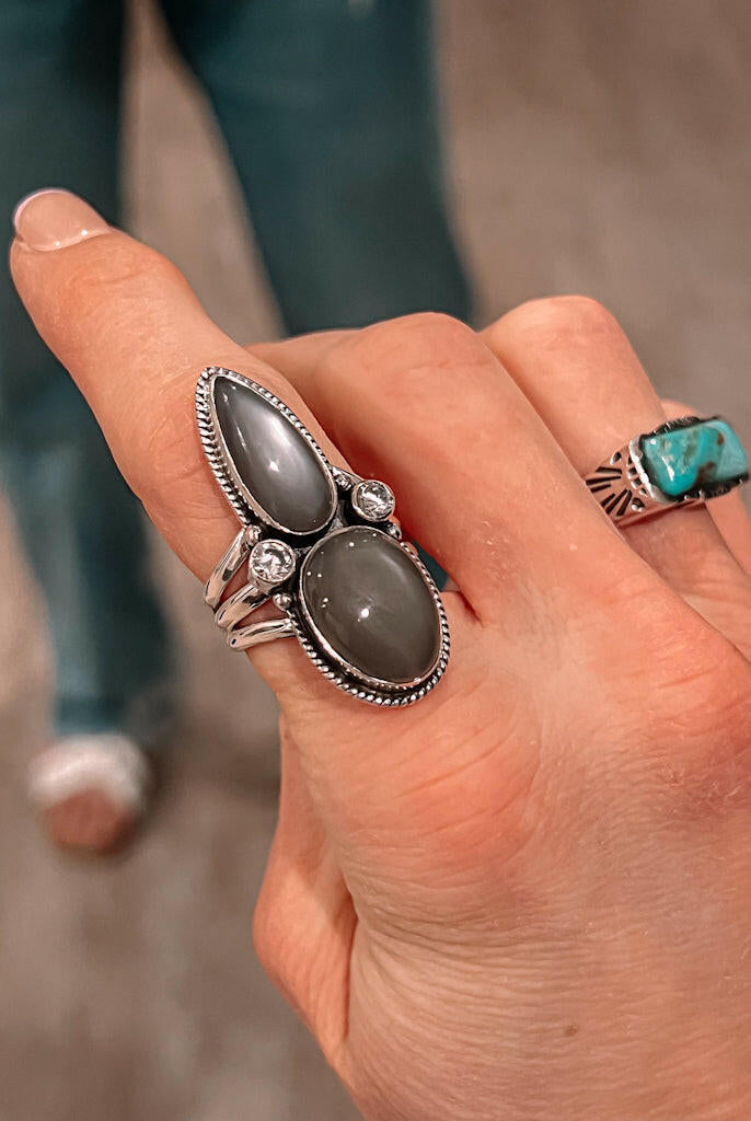 On Point CZ & Stone Ring-Statement Rings-Krush Kandy, Women's Online Fashion Boutique Located in Phoenix, Arizona (Scottsdale Area)