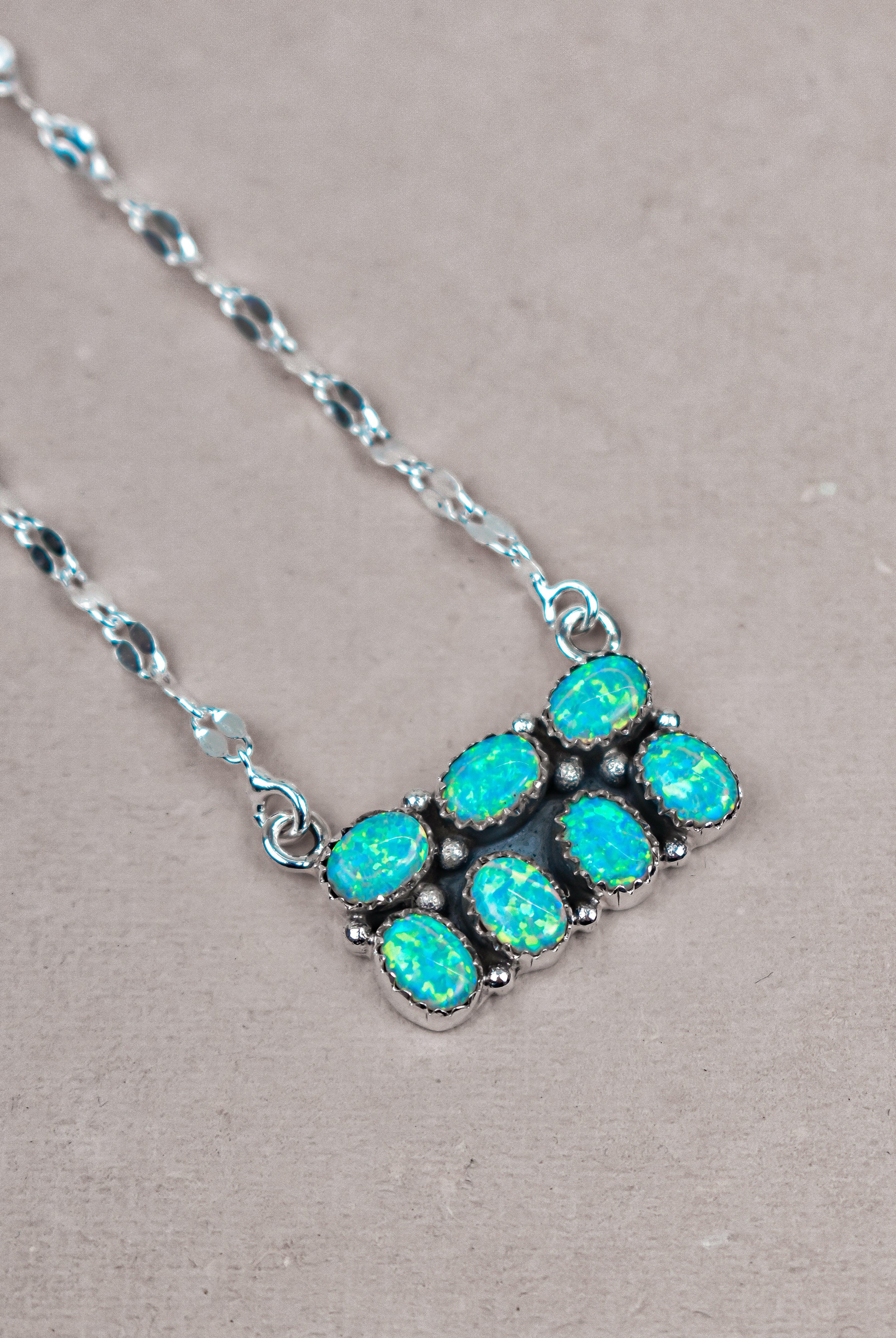 Starry Horizon Gemstone Bar Necklace-Bar Necklaces-Krush Kandy, Women's Online Fashion Boutique Located in Phoenix, Arizona (Scottsdale Area)