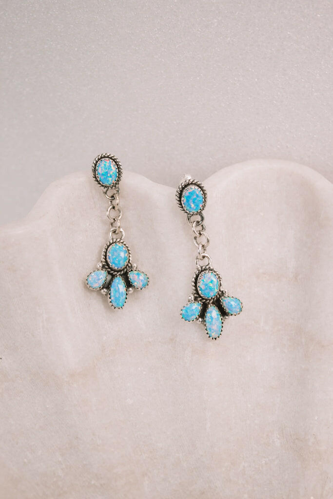 Dangle Cloved Chain Earrings-Drop Earrings-Krush Kandy, Women's Online Fashion Boutique Located in Phoenix, Arizona (Scottsdale Area)