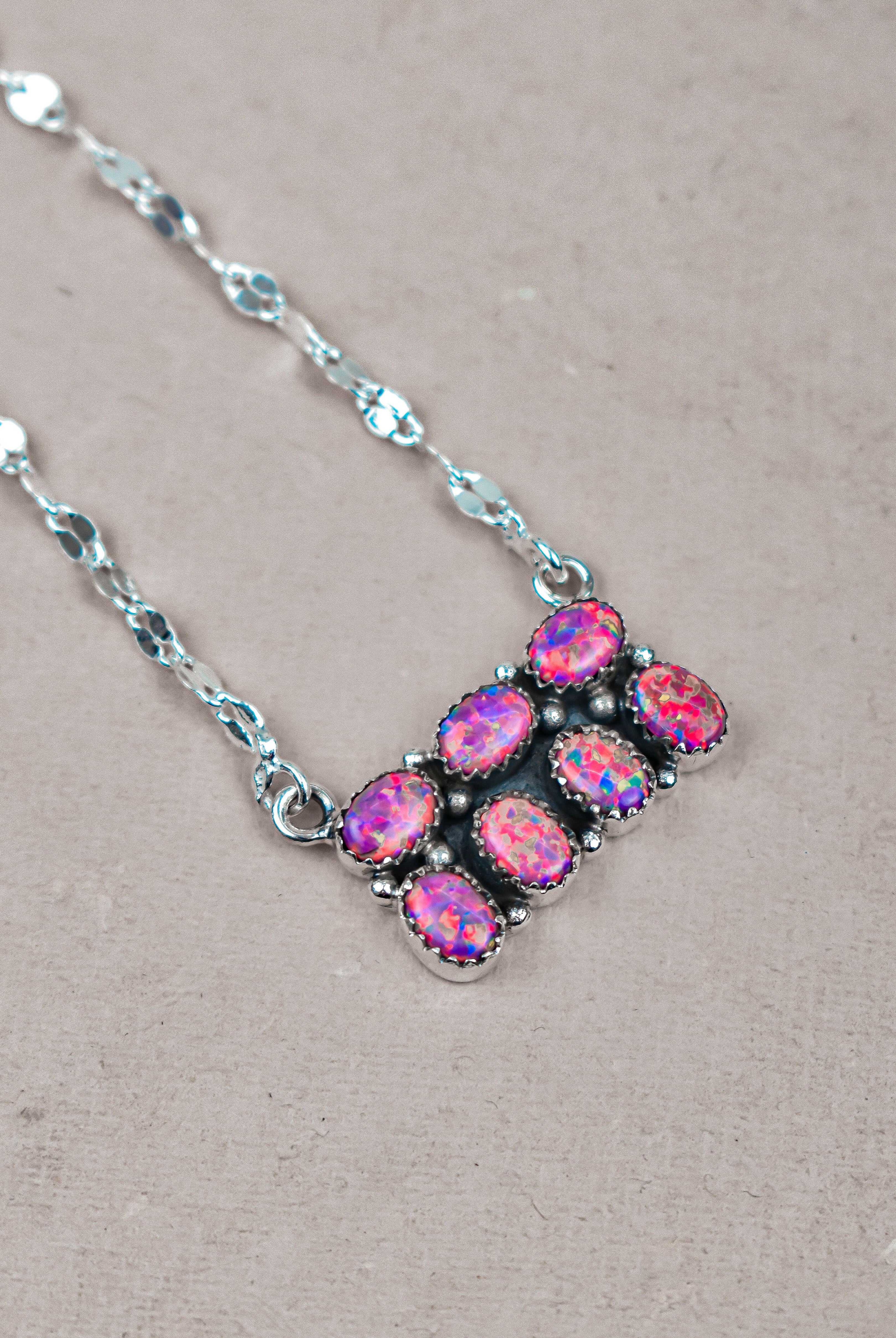 Starry Horizon Gemstone Bar Necklace-Bar Necklaces-Krush Kandy, Women's Online Fashion Boutique Located in Phoenix, Arizona (Scottsdale Area)