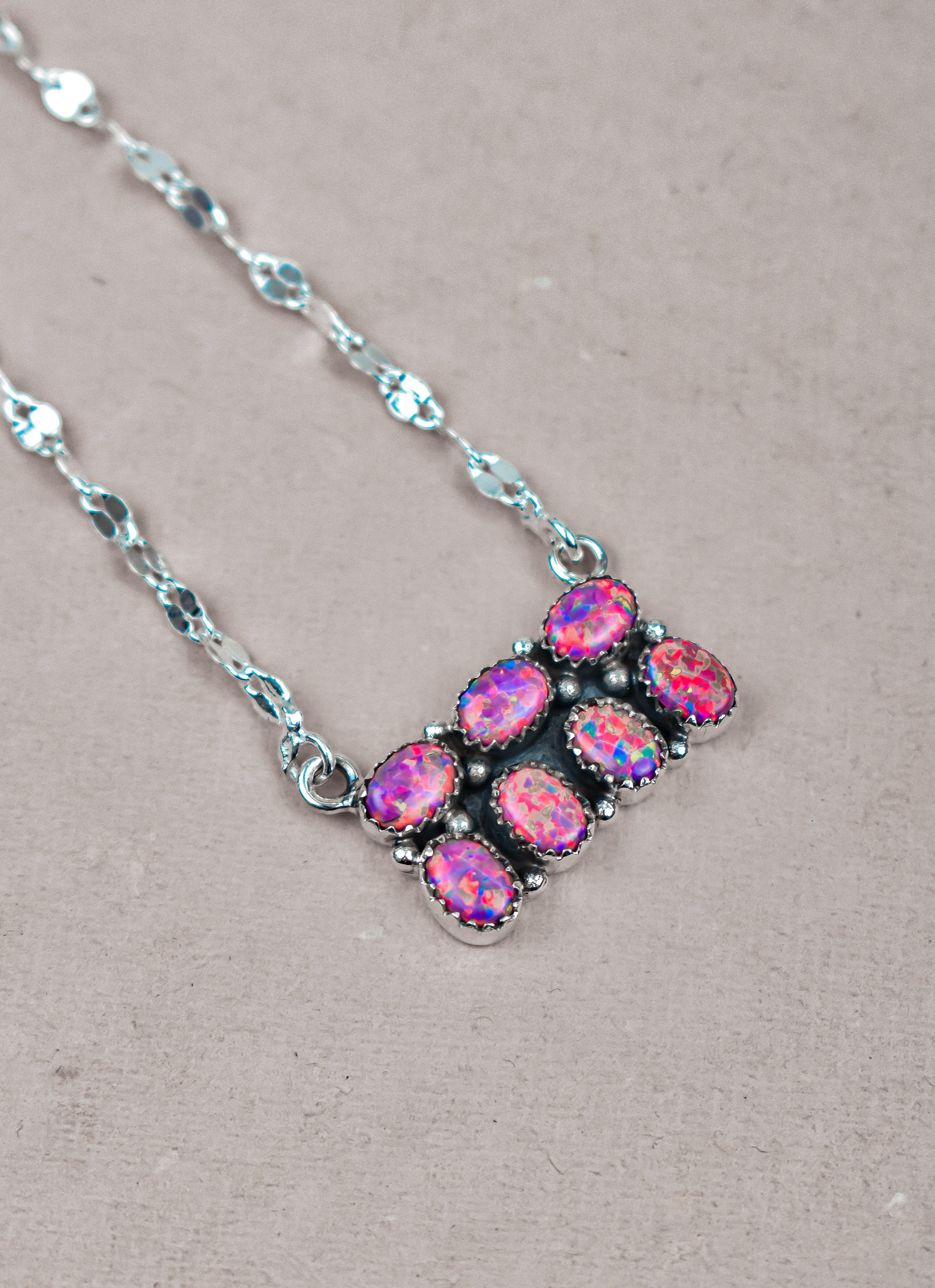 Starry Horizon Gemstone Bar Necklace-Bar Necklaces-Krush Kandy, Women's Online Fashion Boutique Located in Phoenix, Arizona (Scottsdale Area)