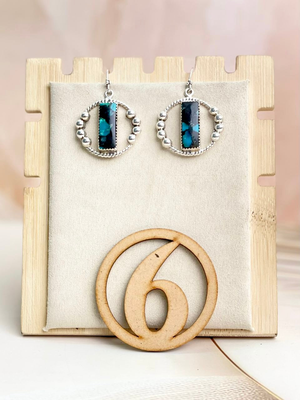 Boho Bar Balls Hoops-Earrings-Krush Kandy, Women's Online Fashion Boutique Located in Phoenix, Arizona (Scottsdale Area)