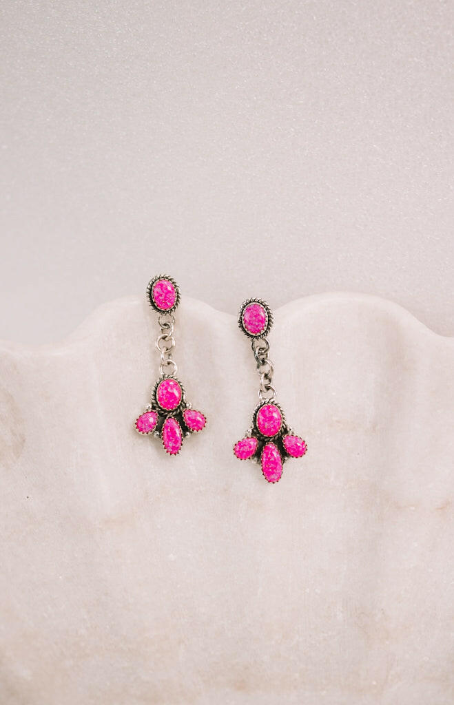 Dangle Cloved Chain Earrings-Drop Earrings-Krush Kandy, Women's Online Fashion Boutique Located in Phoenix, Arizona (Scottsdale Area)