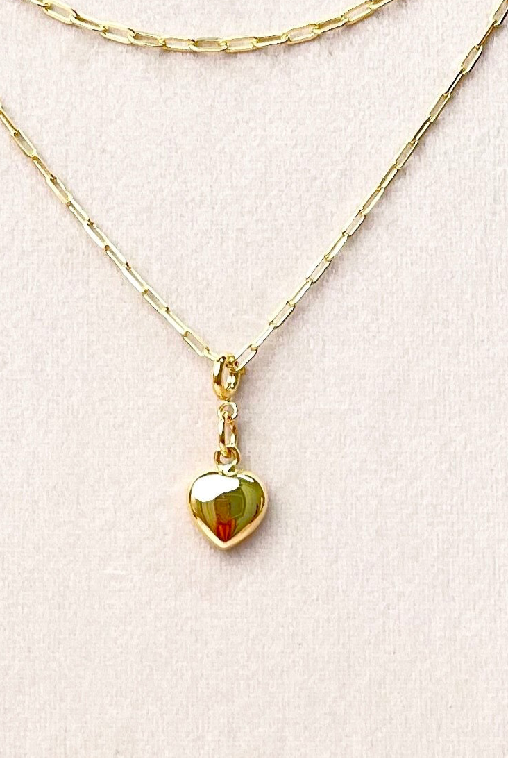 Krush Exclusive Gold Heart Charm-Bracelets-Krush Kandy, Women's Online Fashion Boutique Located in Phoenix, Arizona (Scottsdale Area)