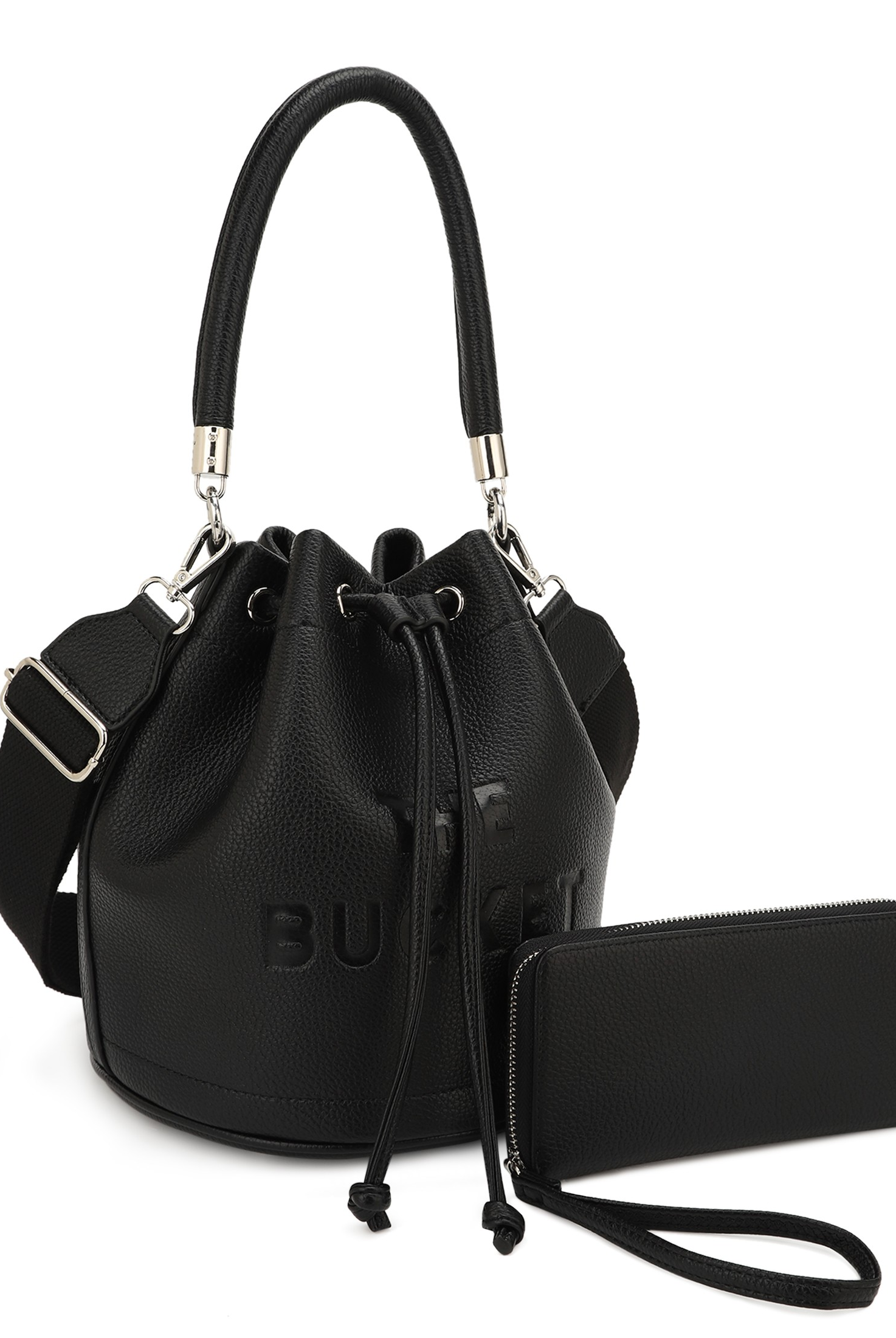 Love Always Bucket Shoulder Bag Set-Purses & Bags-Krush Kandy, Women's Online Fashion Boutique Located in Phoenix, Arizona (Scottsdale Area)