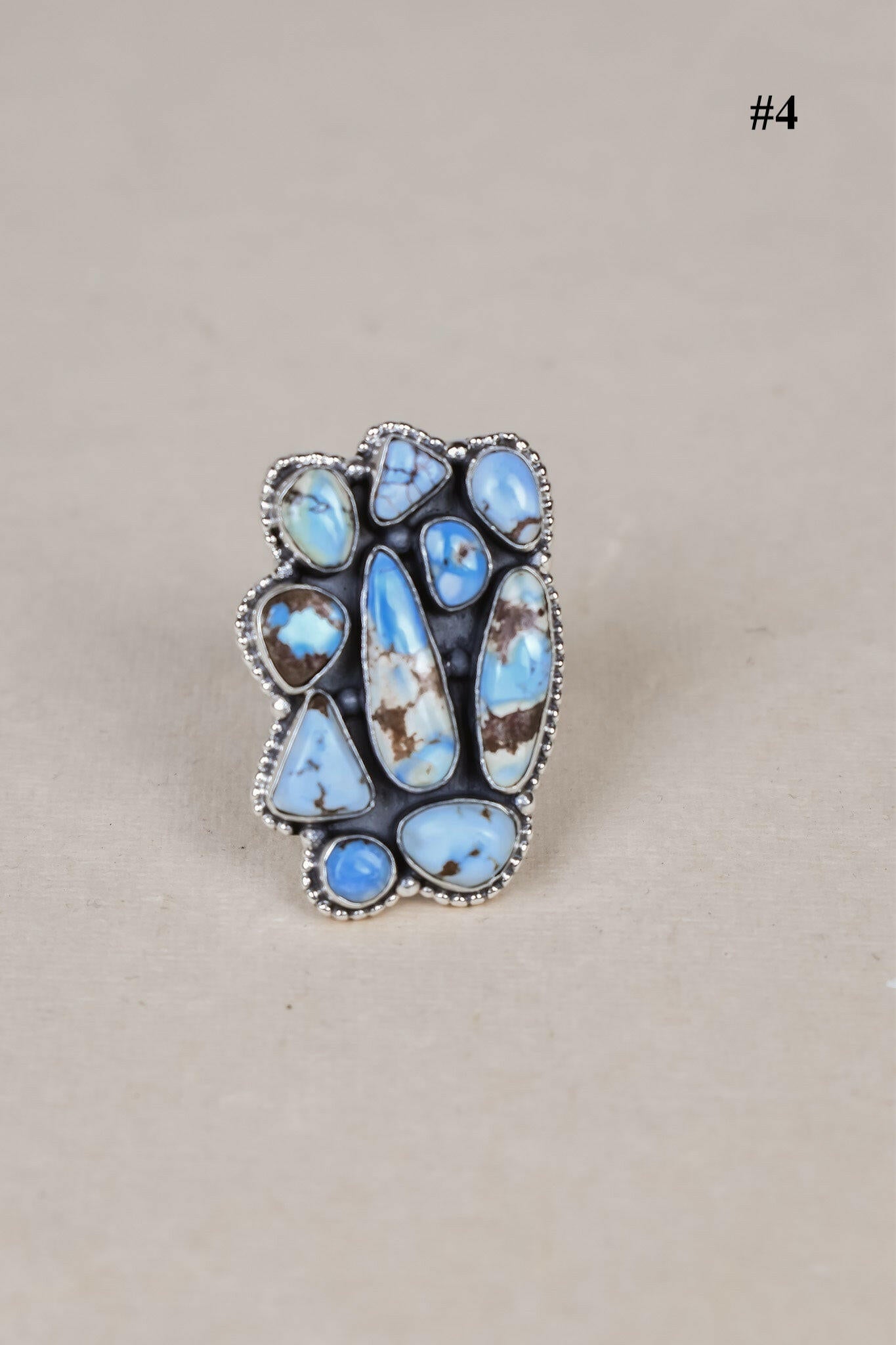 Golden Hills Chunky Cluster Sterling Silver Rings-Cluster Rings-Krush Kandy, Women's Online Fashion Boutique Located in Phoenix, Arizona (Scottsdale Area)