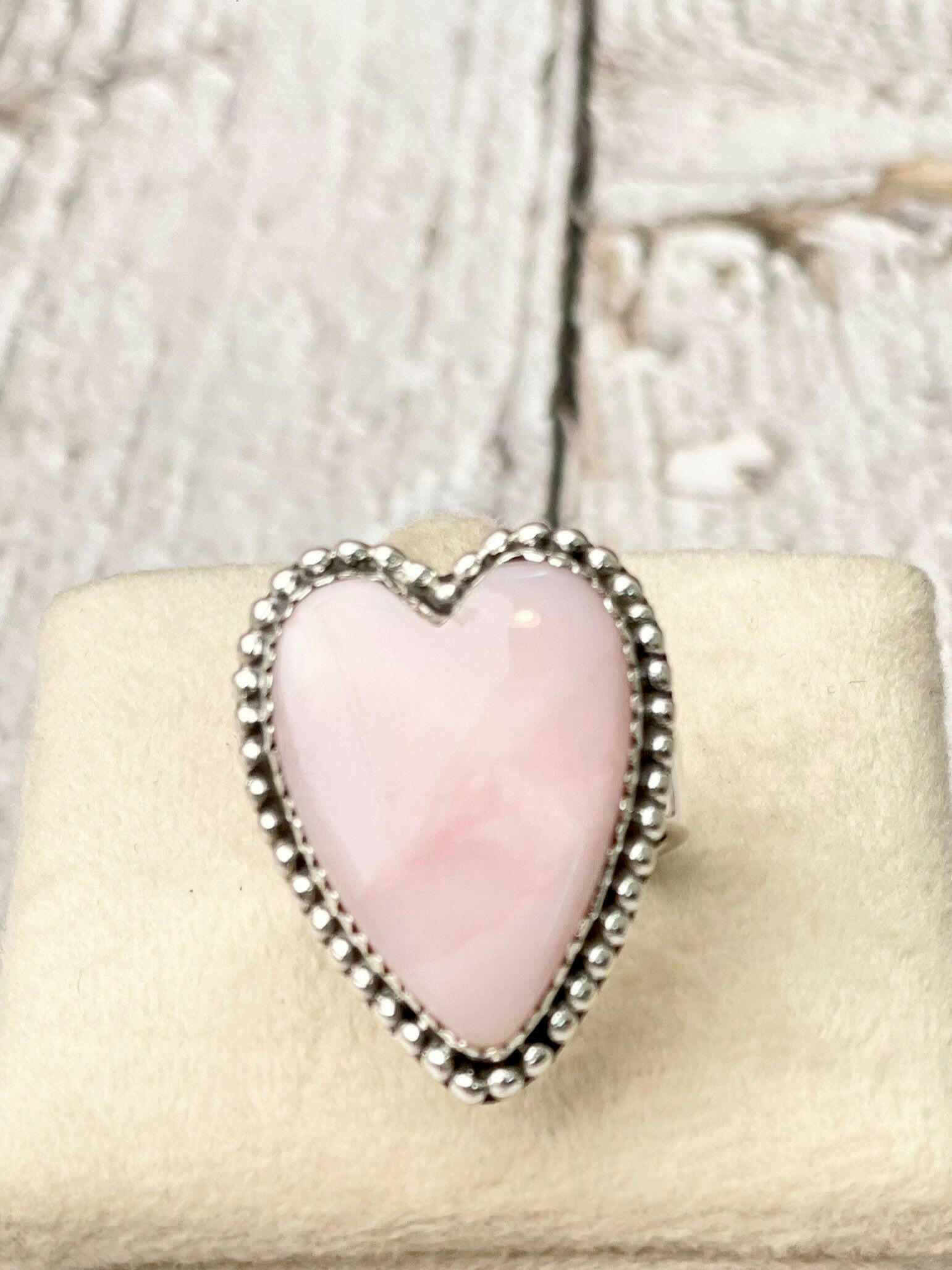 Long Heart Sterling Silver Ring MADE TO ORDER-Statement Rings-Krush Kandy, Women's Online Fashion Boutique Located in Phoenix, Arizona (Scottsdale Area)